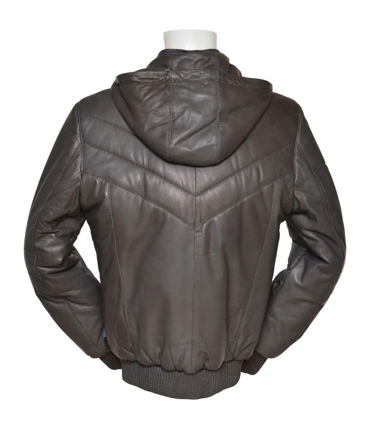 ΔΕΡΜΑΤΙΝΟ ΑΝΔΡΙΚΟ ΜΠΟΥΦΑΝ ΚΩΔΙΚΟΣ: 07-M-V-13027 (GREY ANTIQUE) - Image 5