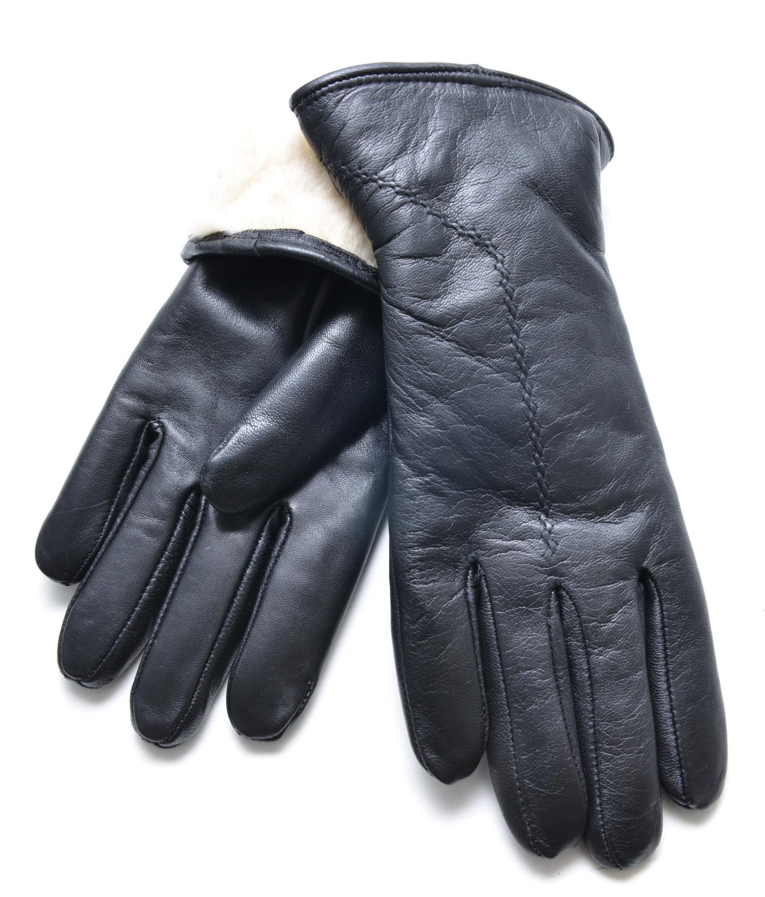 ΔΕΡΜΑΤΙΝΑ ΓΑΝΤΙΑ ΓΥΝΑΙΚΕΙΑ: GLOVES FUR-8 (BLACK)