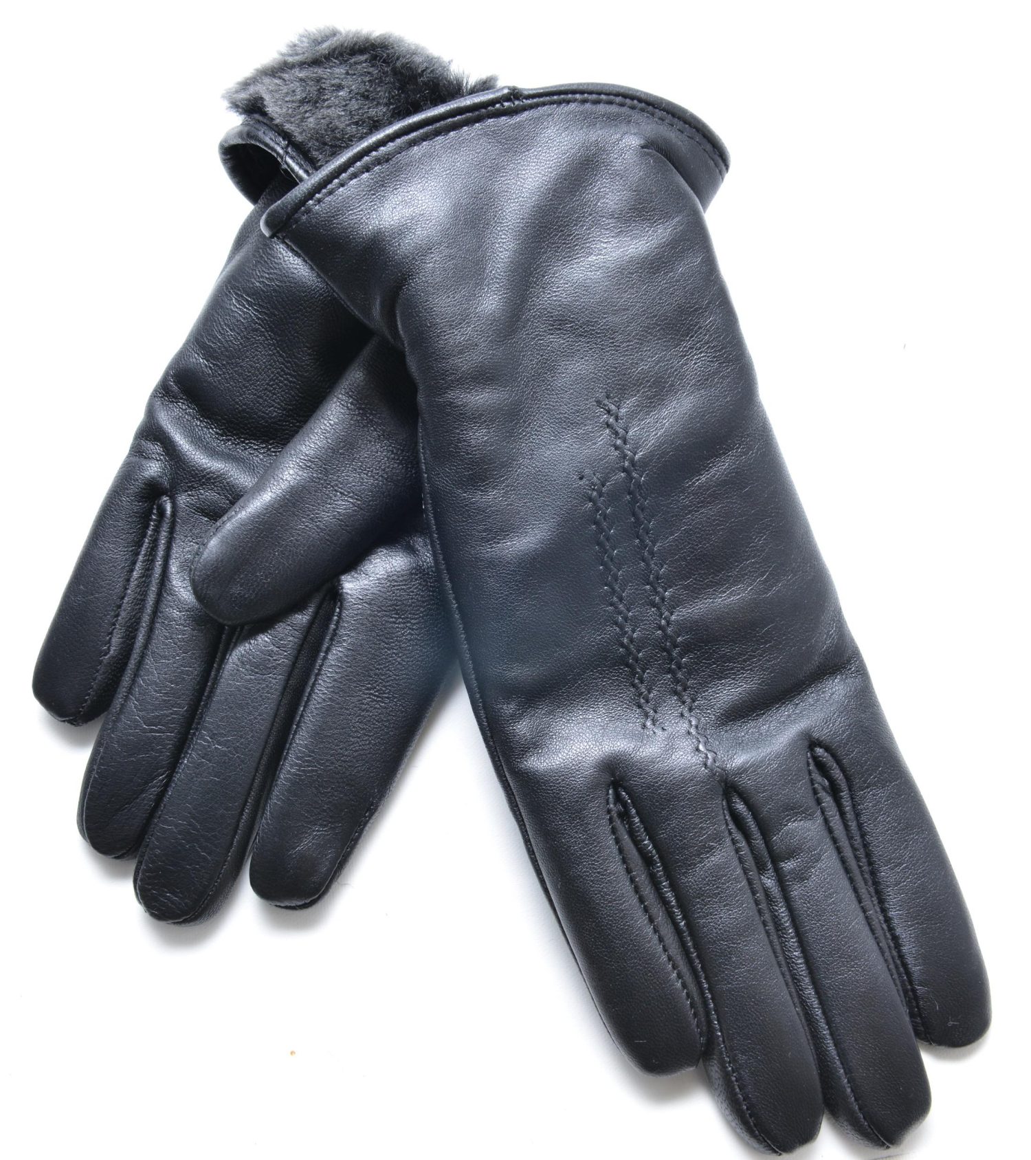 ΔΕΡΜΑΤΙΝΑ ΓΑΝΤΙΑ ΓΥΝΑΙΚΕΙΑ ΚΩΔΙΚΟΣ: GLOVES FUR-5 (BLACK)