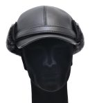ΔΕΡΜΑΤΙΝΟ ΚΑΠΕΛΟ ΑΝΔΡΙΚΟ ΚΩΔΙΚΟΣ: HAT FUR-2 (BLACK)