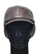 ΔΕΡΜΆΤΙΝΟ ΚΑΠΕΛΟ ΑΝΔΡΙΚΟ ΚΩΔΙΚΟΣ: HAT FUR-1 (D.BROWN)
