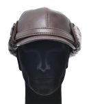 ΔΕΡΜΆΤΙΝΟ ΚΑΠΕΛΟ ΑΝΔΡΙΚΟ ΚΩΔΙΚΟΣ: HAT FUR-1 (D.BROWN)