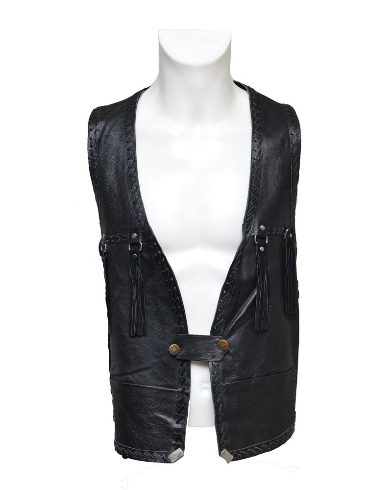 ΔΕΡΜΑΤΙΝΟ ΓΙΛΕΚΟ ΑΝΔΡΙΚΟ: M-HAND MADE (BLACK)