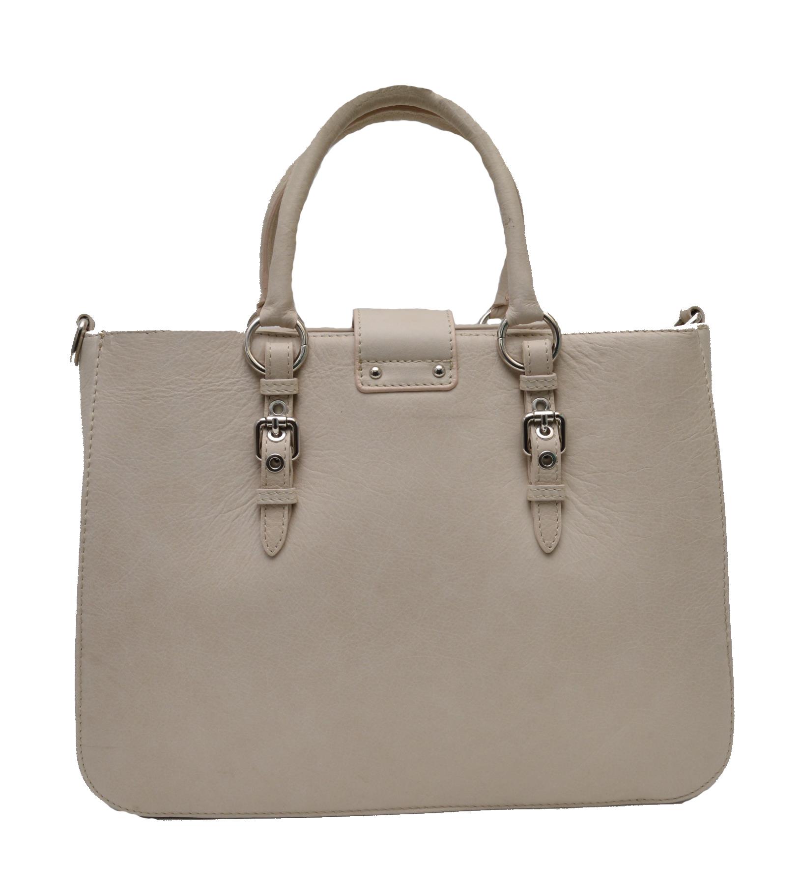 ΔΕΡΜΑΤΙΝΗ ΓΥΝΑΙΚΕΙΑ ΤΣΑΝΤΑ: W-BAG-1045 (BEIGE) - Image 4