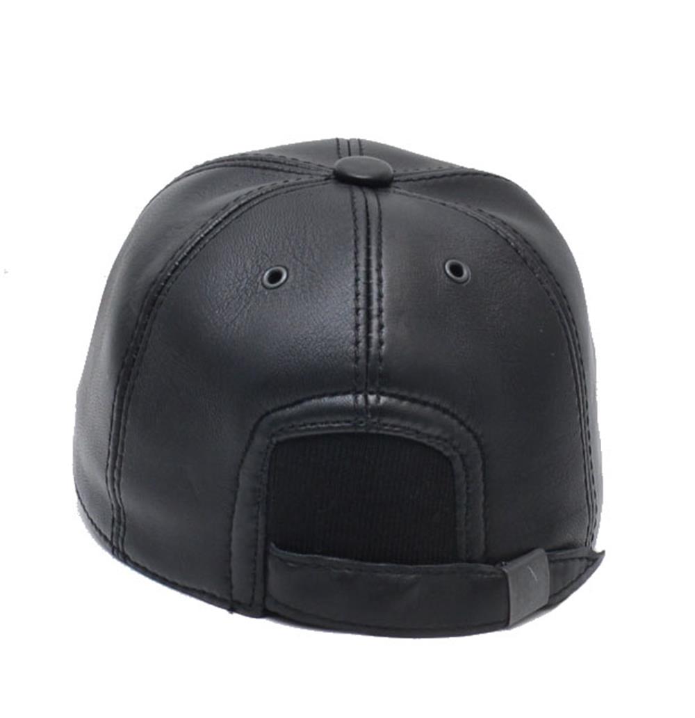 ΔΕΡΜΑΤΙΝΟ ΚΑΠΕΛΟ ΑΝΔΡΙΚΟ: HAT 2 FUR (BLACK) - Image 5