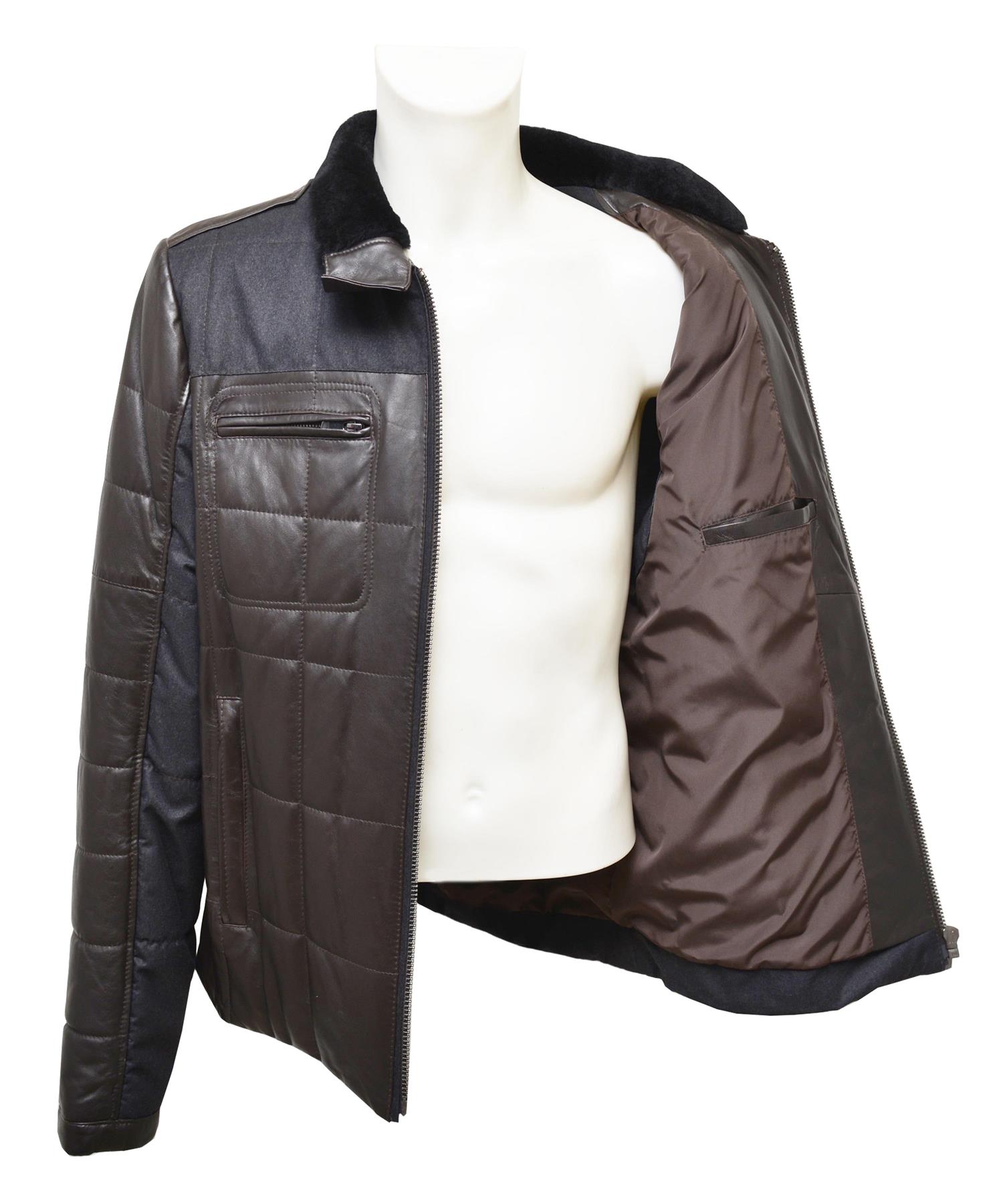 ΔΕΡΜΑΤΙΝΟ ΑΝΔΡΙΚΟ ΜΠΟΥΦΑΝ: 06-M-E-698 (BROWN) - Image 6