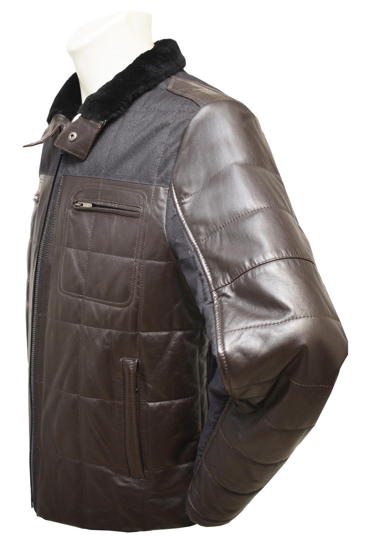 ΔΕΡΜΑΤΙΝΟ ΑΝΔΡΙΚΟ ΜΠΟΥΦΑΝ: 06-M-E-698 (BROWN) - Image 7
