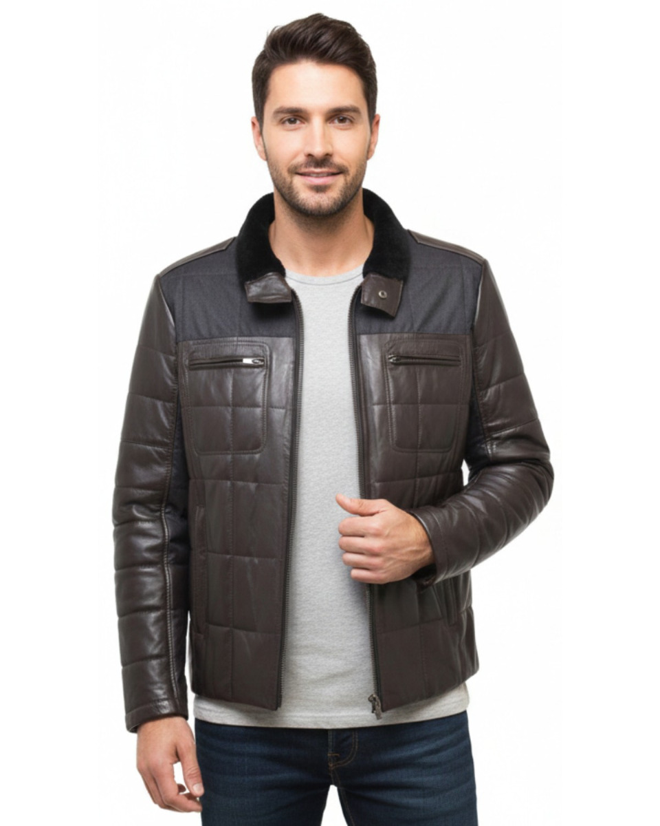 ΔΕΡΜΑΤΙΝΟ ΑΝΔΡΙΚΟ ΜΠΟΥΦΑΝ: 06-M-E-698 (BROWN)