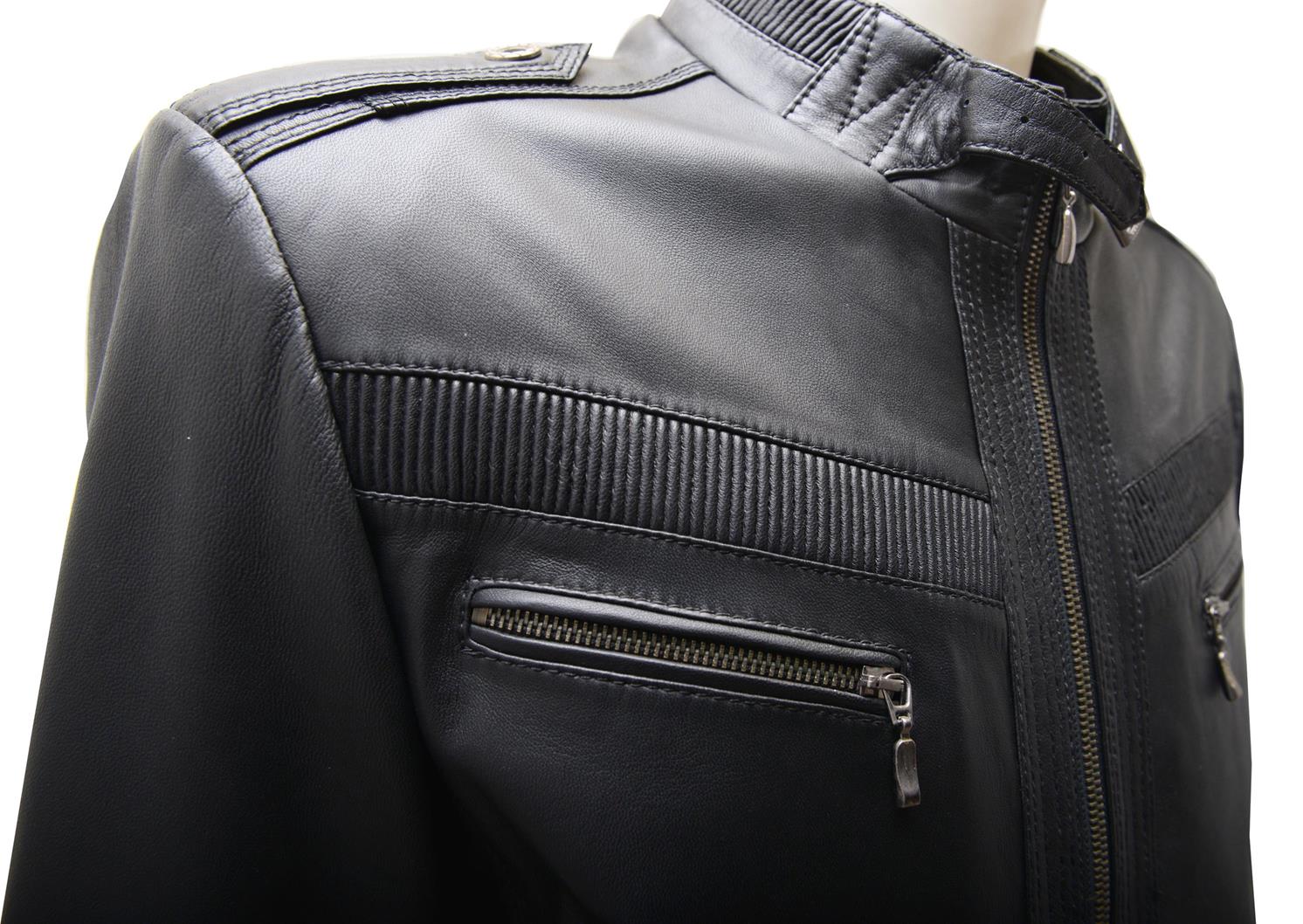 Δερμάτινο Ανδρικό: V-A-024 (BLACK) - Image 3