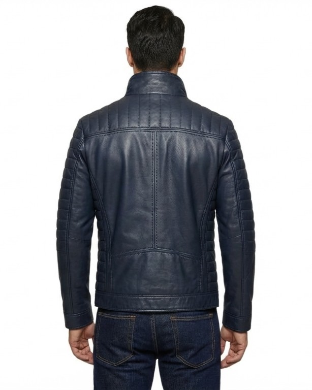ΔΕΡΜΑΤΙΝΟ ΑΝΔΡΙΚΟ ΜΠΟΥΦΑΝ ΚΩΔΙΚΟΣ: 07-M-730 (D.BLUE T.) - Image 4