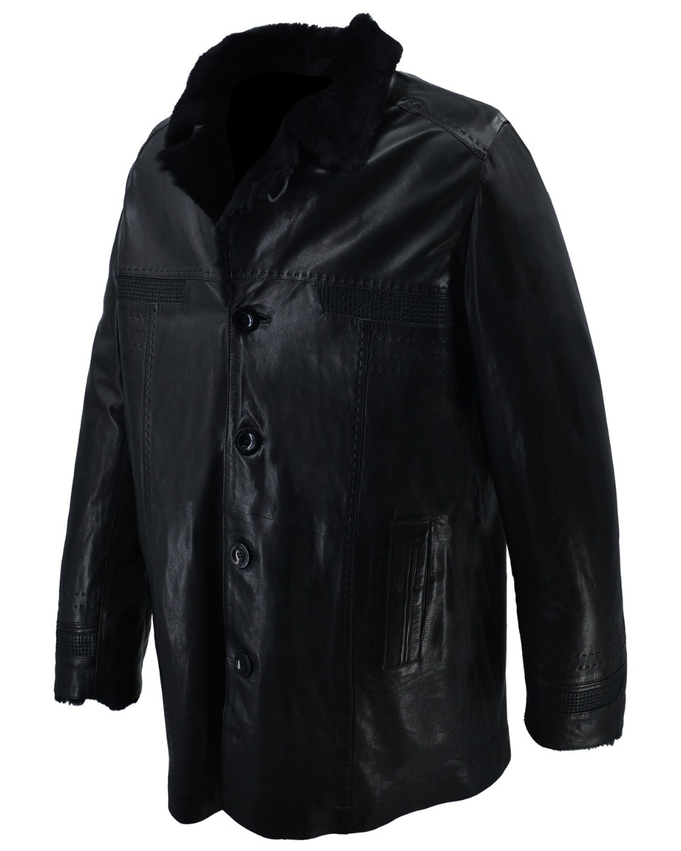 ΑΝΔΡΙΚΟ ΗΜΙΠΑΛΤΟ ΜΟΥΤΟΝ ΚΩΔΙΚΟΣ: 05-M-26314-2-M (BLACK) - Image 3