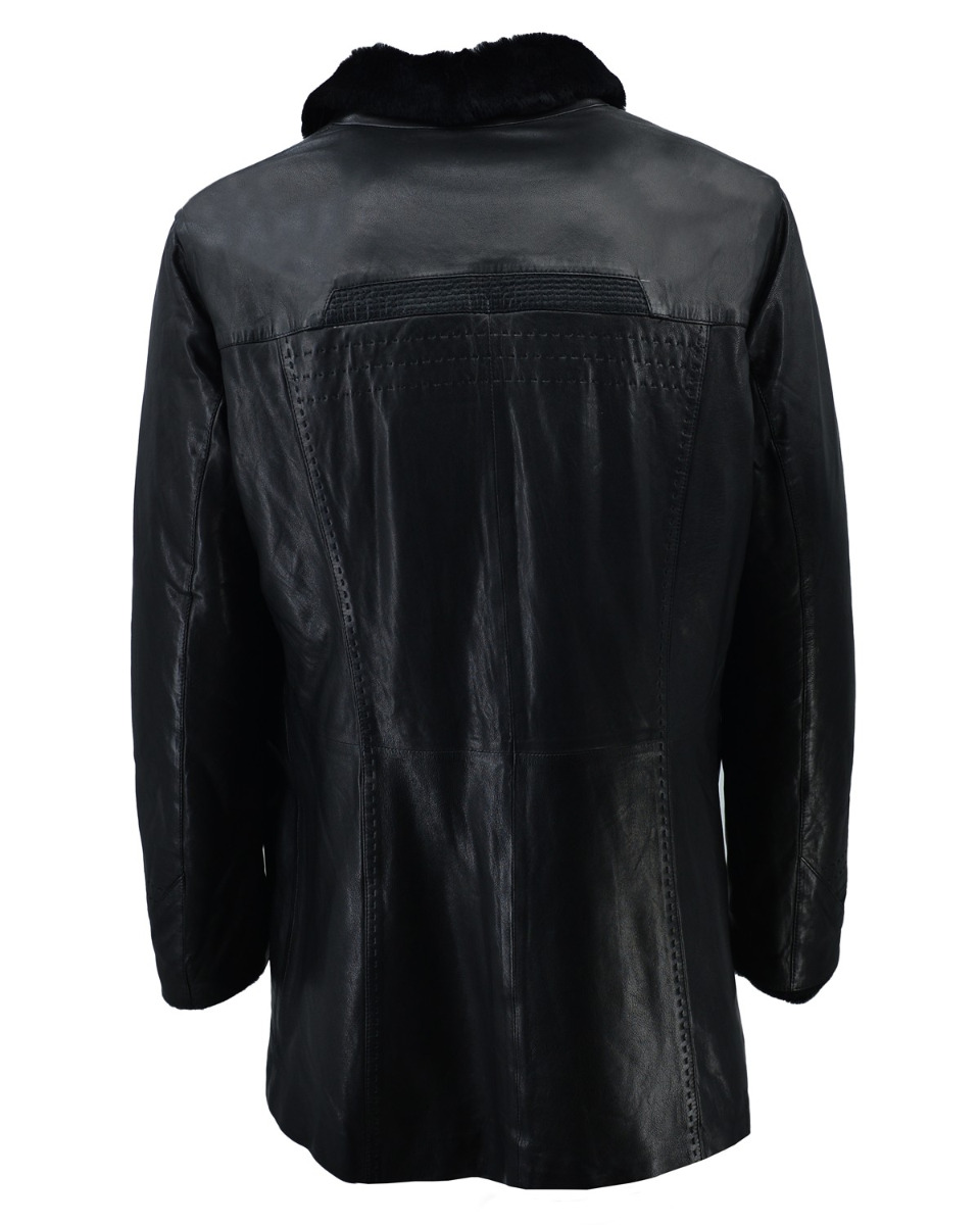 ΑΝΔΡΙΚΟ ΗΜΙΠΑΛΤΟ ΜΟΥΤΟΝ ΚΩΔΙΚΟΣ: 05-M-26314-2-M (BLACK) - Image 4