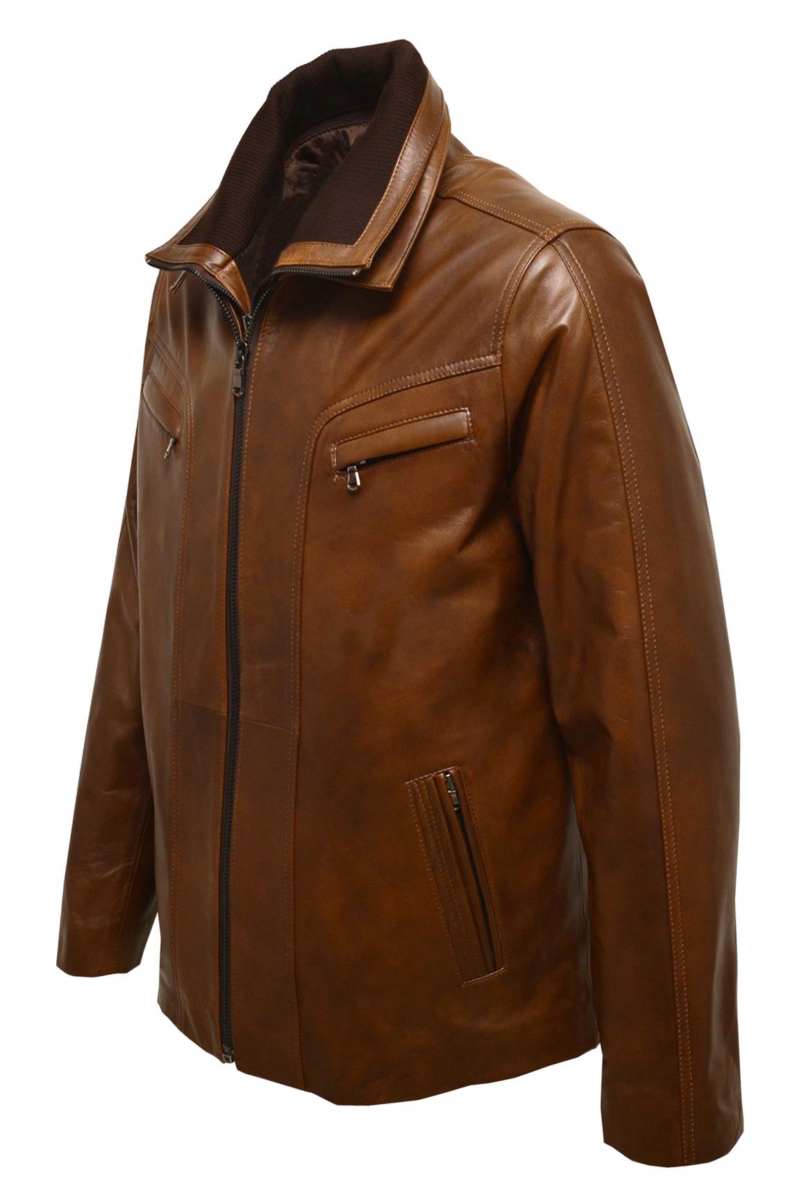 ΔΕΡΜΑΤΙΝΟ ΑΝΔΡΙΚΟ ΤΖΑΚΕΤ ΚΩΔΙΚΟΣ: 05-M-YAMON (BROWN-ANTIQUE) - Image 5