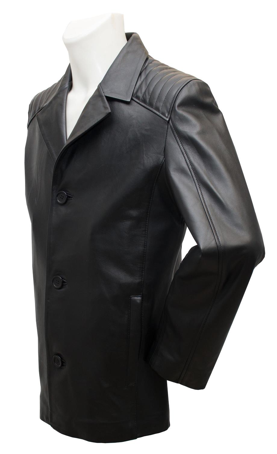 ΔΕΡΜΑΤΙΝΟ ΑΝΔΡΙΚΟ ΣΑΚΑΚΙ ΚΩΔΙΚΟΣ: 05-M-Y-BLEZER SPORT (BLACK) - Image 3
