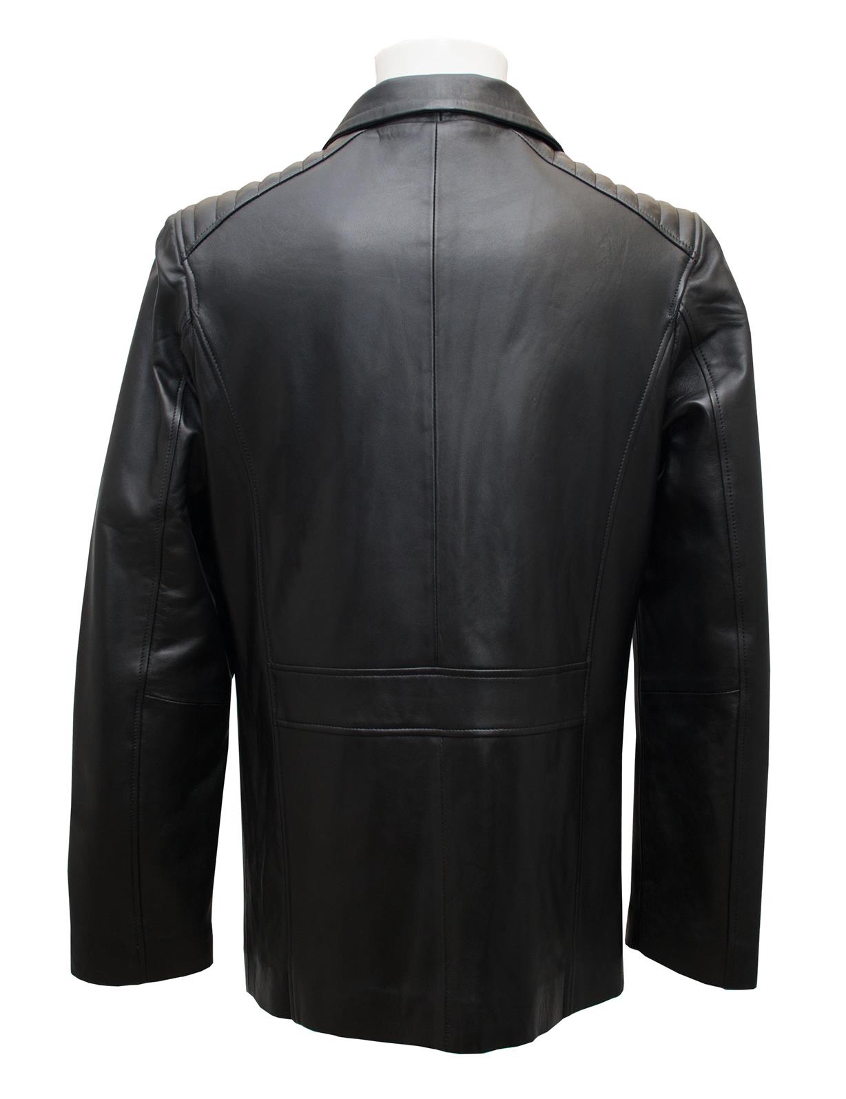 ΔΕΡΜΑΤΙΝΟ ΑΝΔΡΙΚΟ ΣΑΚΑΚΙ ΚΩΔΙΚΟΣ: 05-M-Y-BLEZER SPORT (BLACK) - Image 4