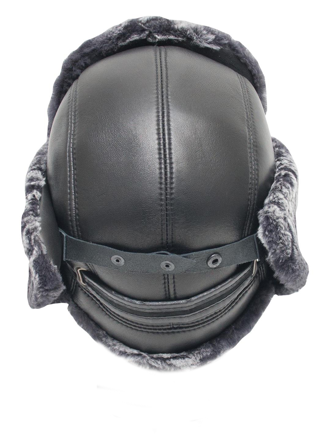 ΔΕΡΜΑΤΙΝΟ ΚΑΠΕΛΟ ΚΩΔΙΚΟΣ: HAT-PILOT-3 (BLACK) - Image 6