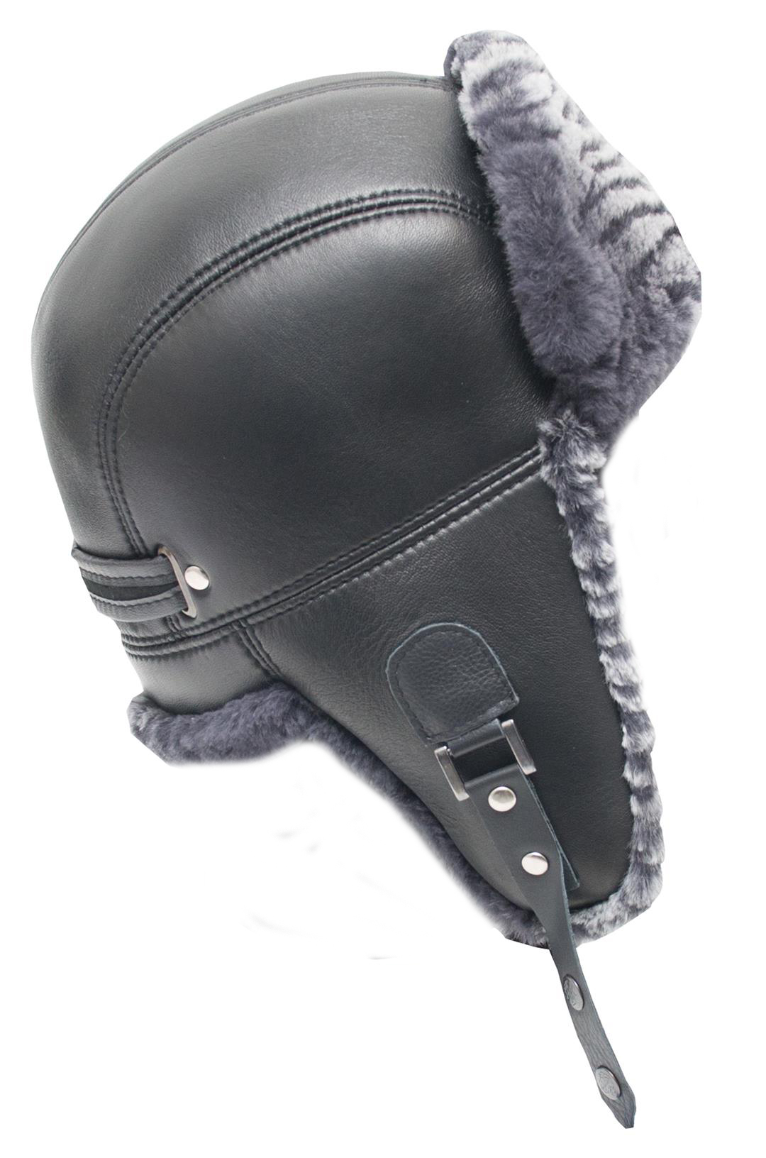 ΔΕΡΜΑΤΙΝΟ ΚΑΠΕΛΟ ΚΩΔΙΚΟΣ: HAT-PILOT-3 (BLACK)