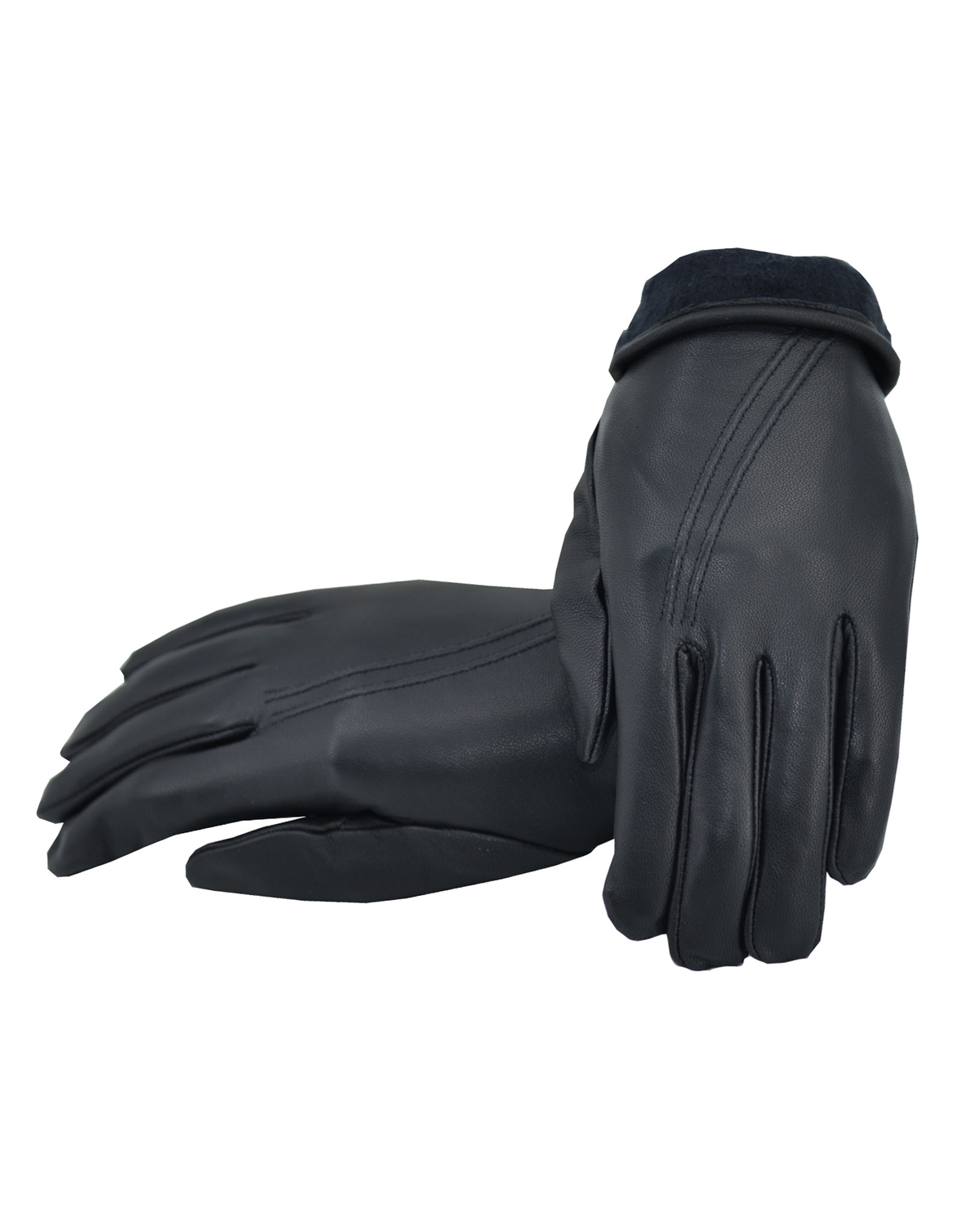 ΔΕΡΜΑΤΙΝΑ ΓΥΝΑΙΚΕΙΑ ΓΑΝΤΙΑ ΚΩΔΙΚΟΣ: W-GLOVES-4a (BLACK) - Image 3