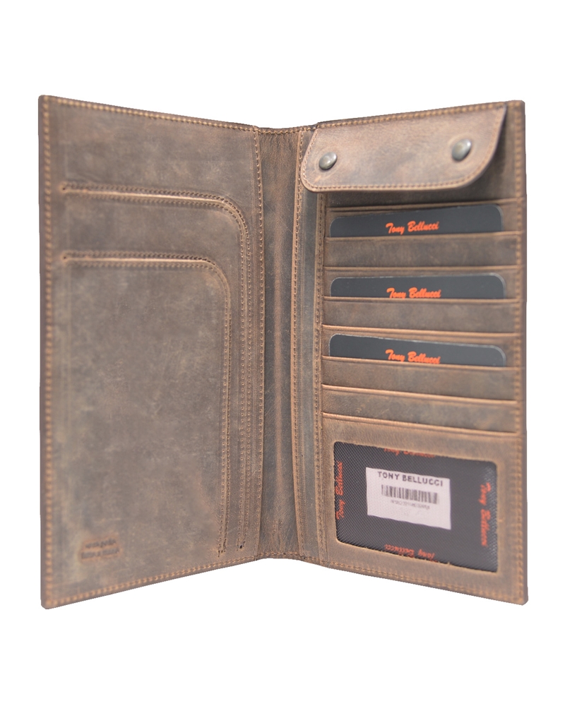 ΔΕΡΜΑΤΙΝΟ ΠΟΡΤΟΦΟΛΙ ΚΩΔΙΚΟΣ: 05-WALLET-T-145-06 (BROWN) - Image 4