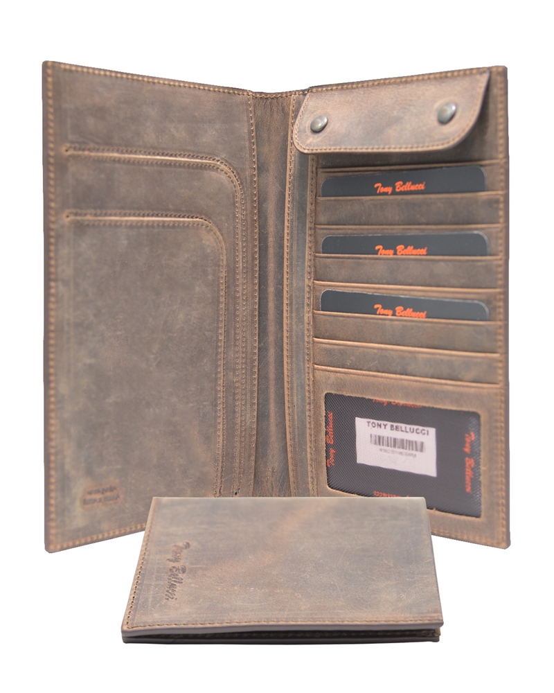 ΔΕΡΜΑΤΙΝΟ ΠΟΡΤΟΦΟΛΙ ΚΩΔΙΚΟΣ: 05-WALLET-T-145-06 (BROWN) - Image 7