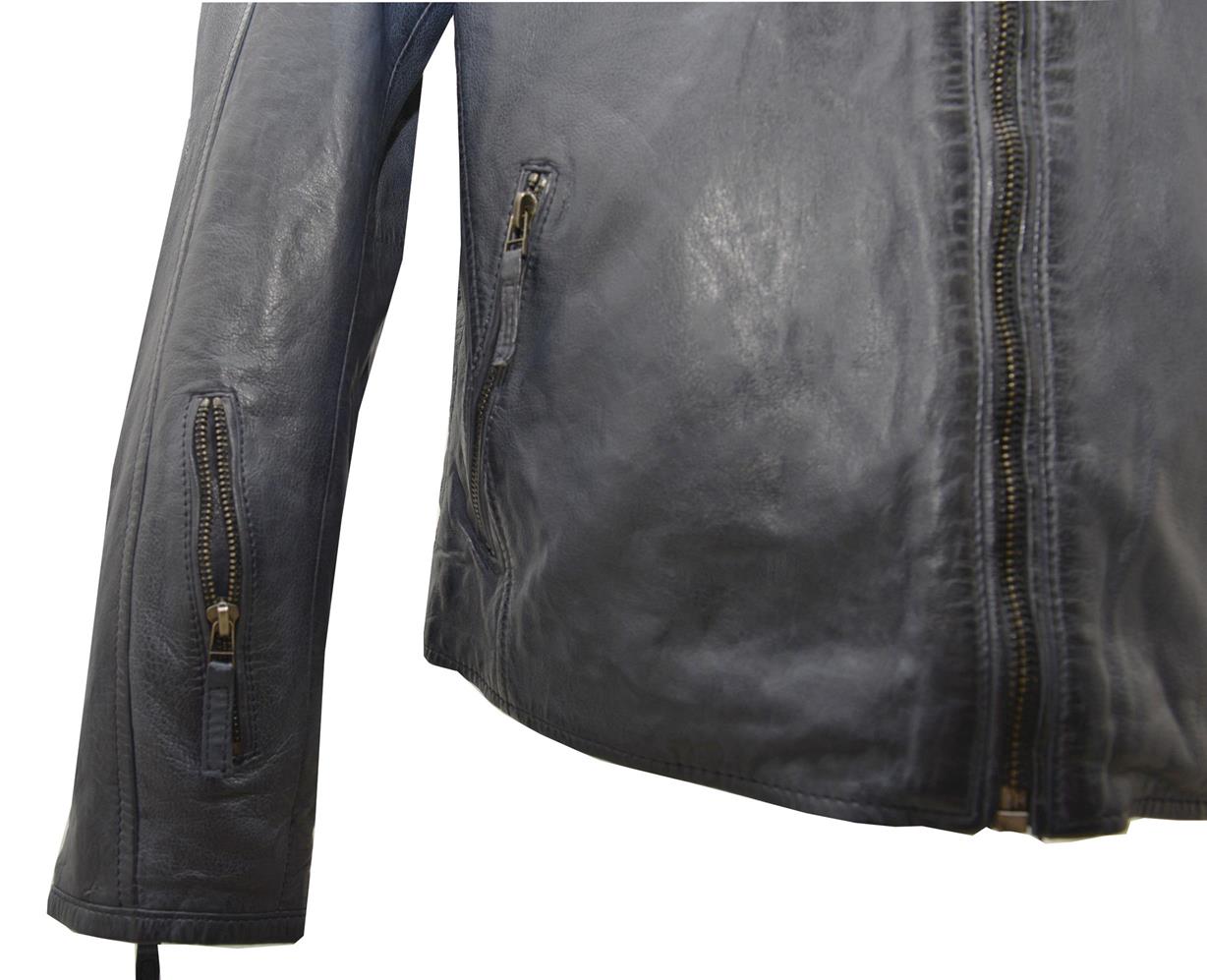 ΔΕΡΜΑΤΙΝΟ ΑΝΔΡΙΚΟ ΜΠΟΥΦΑΝ ΚΩΔΙΚΟΣ: 01-M-STYLE-36 (VELVET-BLUE) - Image 3