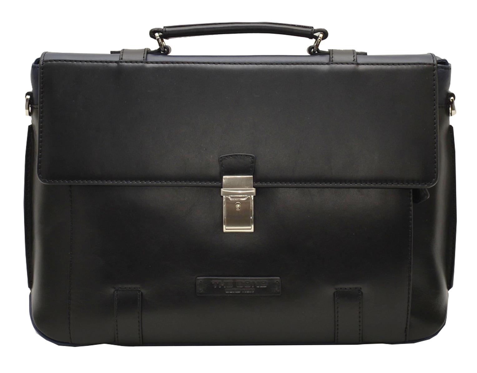 ΔΕΡΜΑΤΙΝΗ ΤΣΑΝΤΑ ΚΩΔΙΚΟΣ: 05-BAG-1112-49 (BLACK-BLUE)