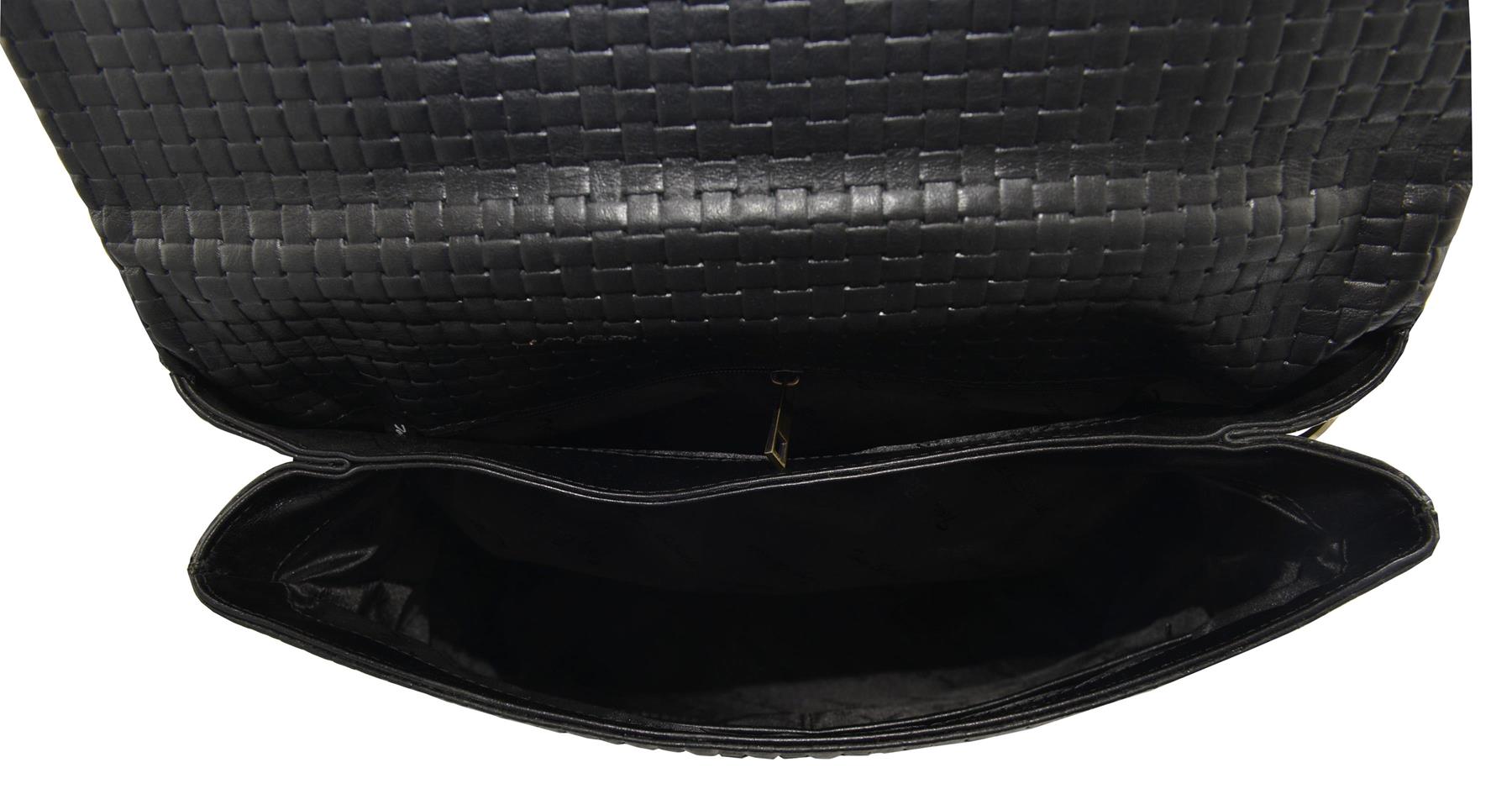 ΔΕΡΜΑΤΙΝΗ ΤΣΑΝΤΑ ΚΩΔΙΚΟΣ: 05-BAG-T-5042-906 (BLACK) - Image 4