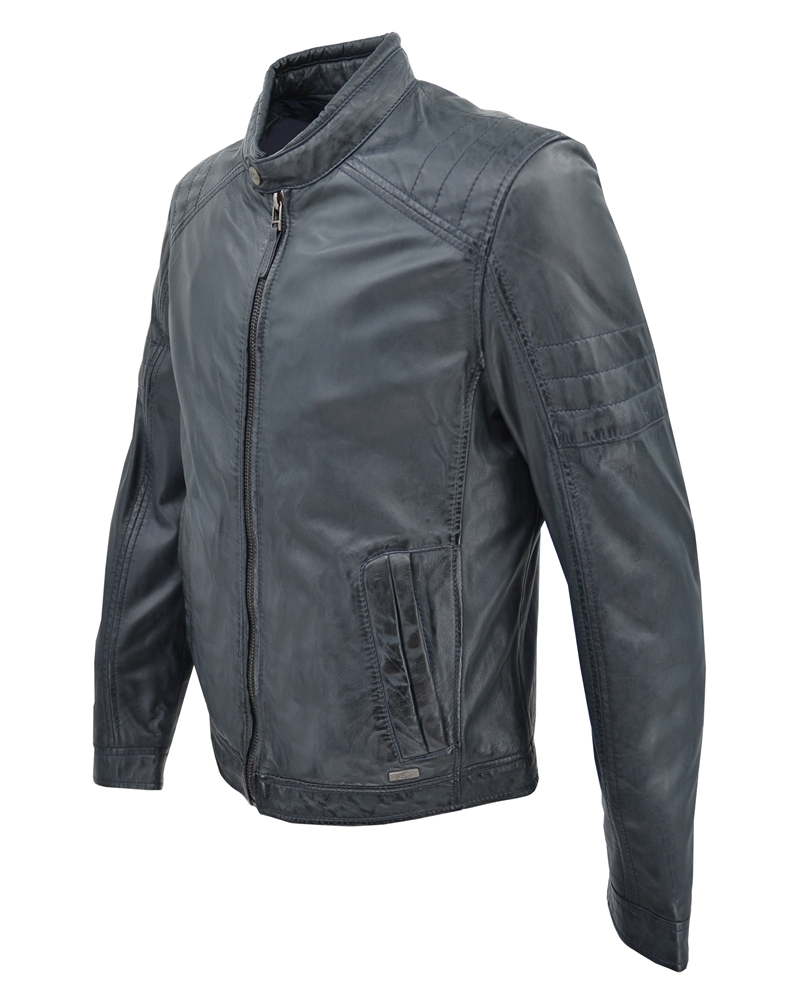 ΔΕΡΜΑΤΙΝΟ ΑΝΔΡΙΚΟ ΜΠΟΥΦΑΝ ΚΩΔΙΚΟΣ: 01-M-STYLE-15 (VELVET-BLUE) - Image 4