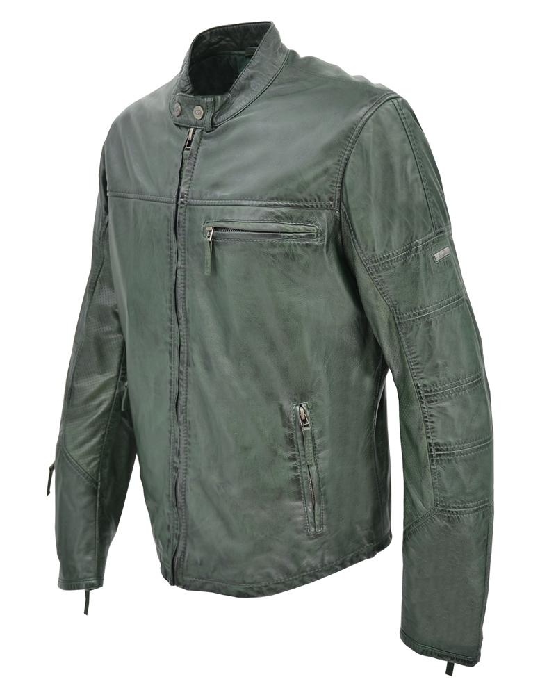 ΔΕΡΜΑΤΙΝΟ ΑΝΔΡΙΚΟ ΜΠΟΥΦΑΝ ΚΩΔΙΚΟΣ: 01-M-STYLE-37 (GREEN-A) - Image 4