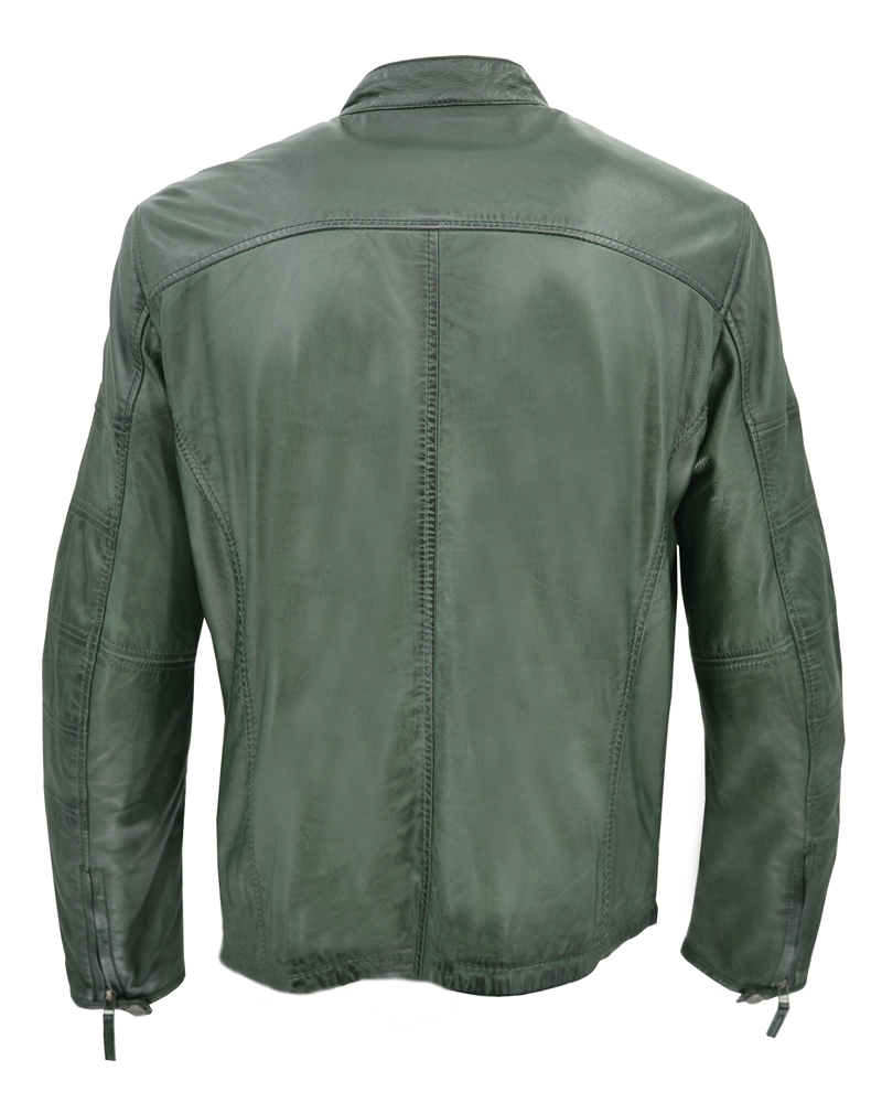 ΔΕΡΜΑΤΙΝΟ ΑΝΔΡΙΚΟ ΜΠΟΥΦΑΝ ΚΩΔΙΚΟΣ: 01-M-STYLE-37 (GREEN-A) - Image 7