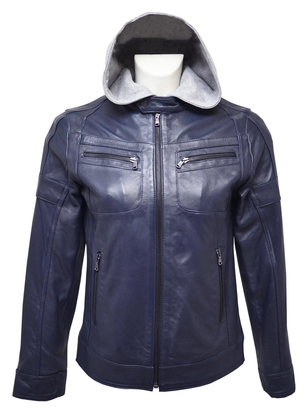 ΔΕΡΜΑΤΙΝΟ ΠΑΙΔΙΚΟ ΜΠΟΥΦΑΝ ΚΩΔΙΚΟΣ: 05-C-01HOOD (D.BLUE) - Image 5