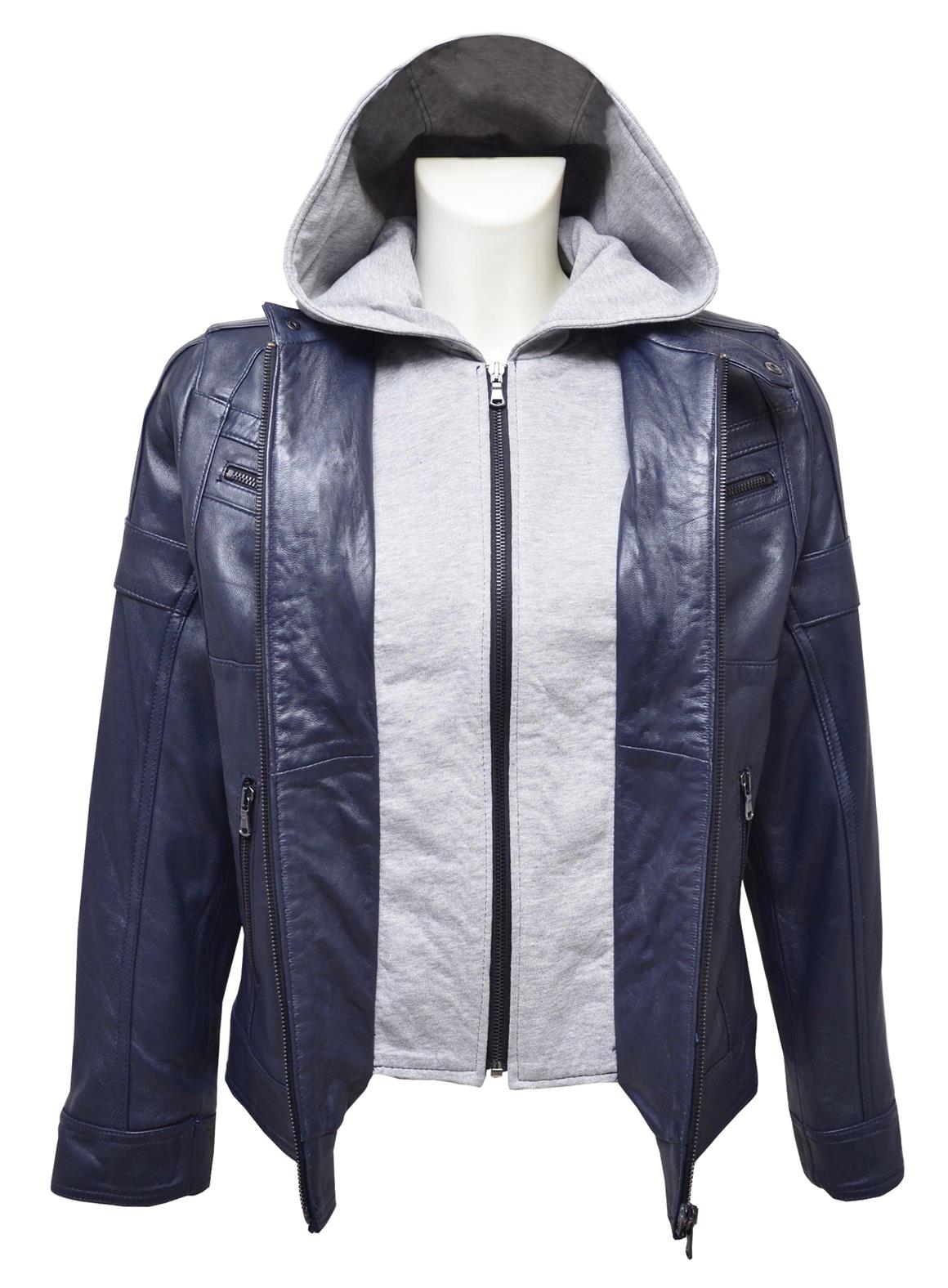 ΔΕΡΜΑΤΙΝΟ ΠΑΙΔΙΚΟ ΜΠΟΥΦΑΝ ΚΩΔΙΚΟΣ: 05-C-01HOOD (D.BLUE) - Image 6