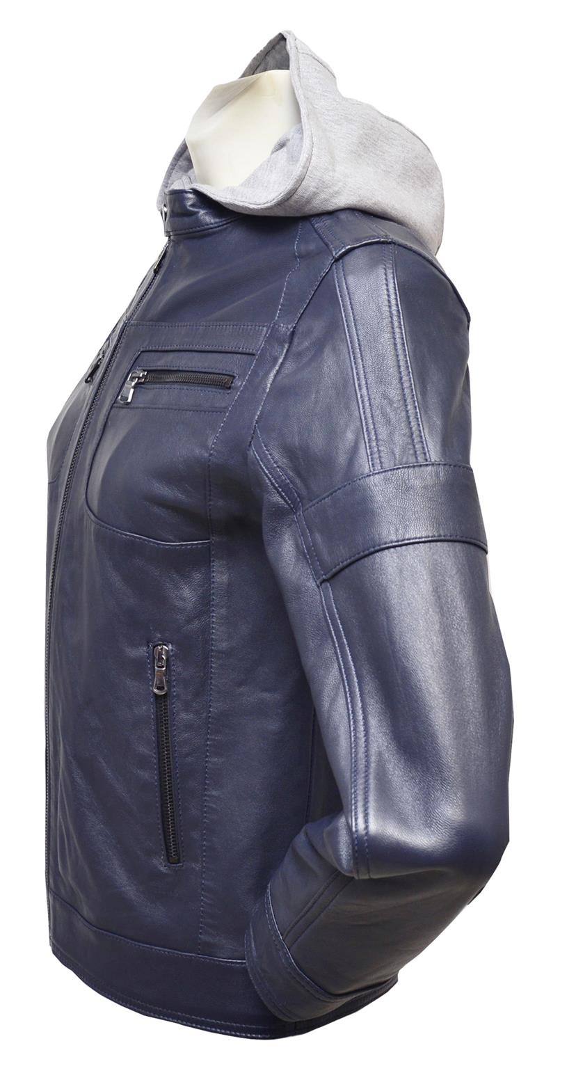 ΔΕΡΜΑΤΙΝΟ ΠΑΙΔΙΚΟ ΜΠΟΥΦΑΝ ΚΩΔΙΚΟΣ: 05-C-01HOOD (D.BLUE) - Image 8