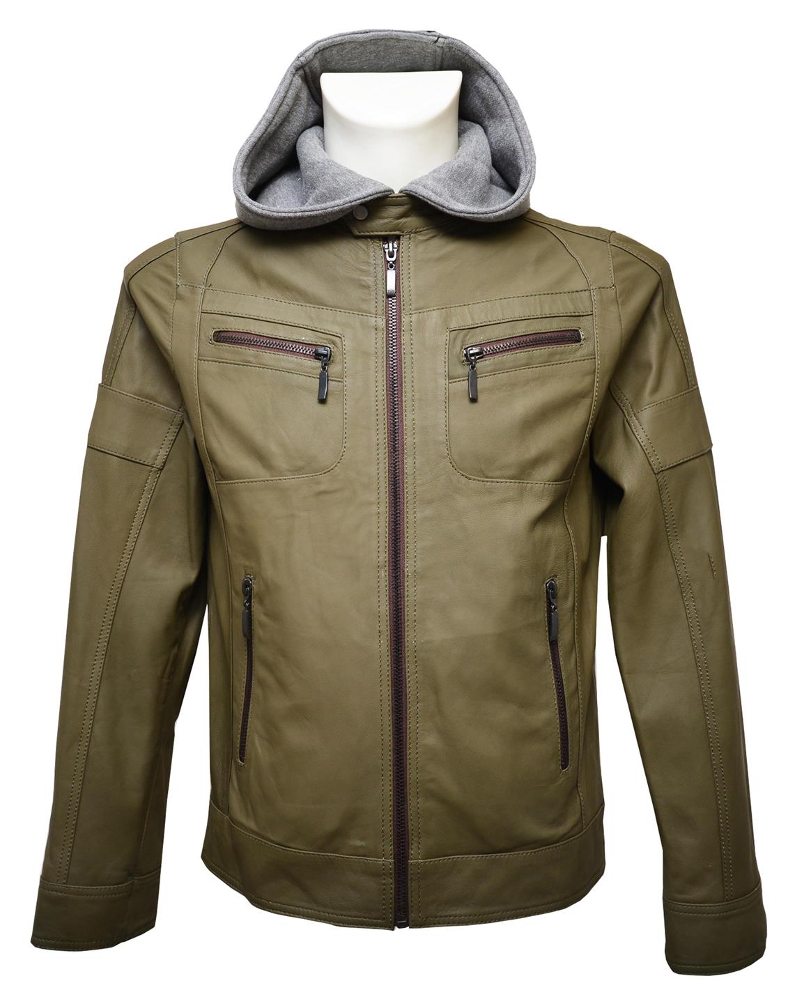 ΔΕΡΜΑΤΙΝΟ ΠΑΙΔΙΚΟ ΜΠΟΥΦΑΝ ΚΩΔΙΚΟΣ: 05-C-01HOOD (OLIVE T.) - Image 5