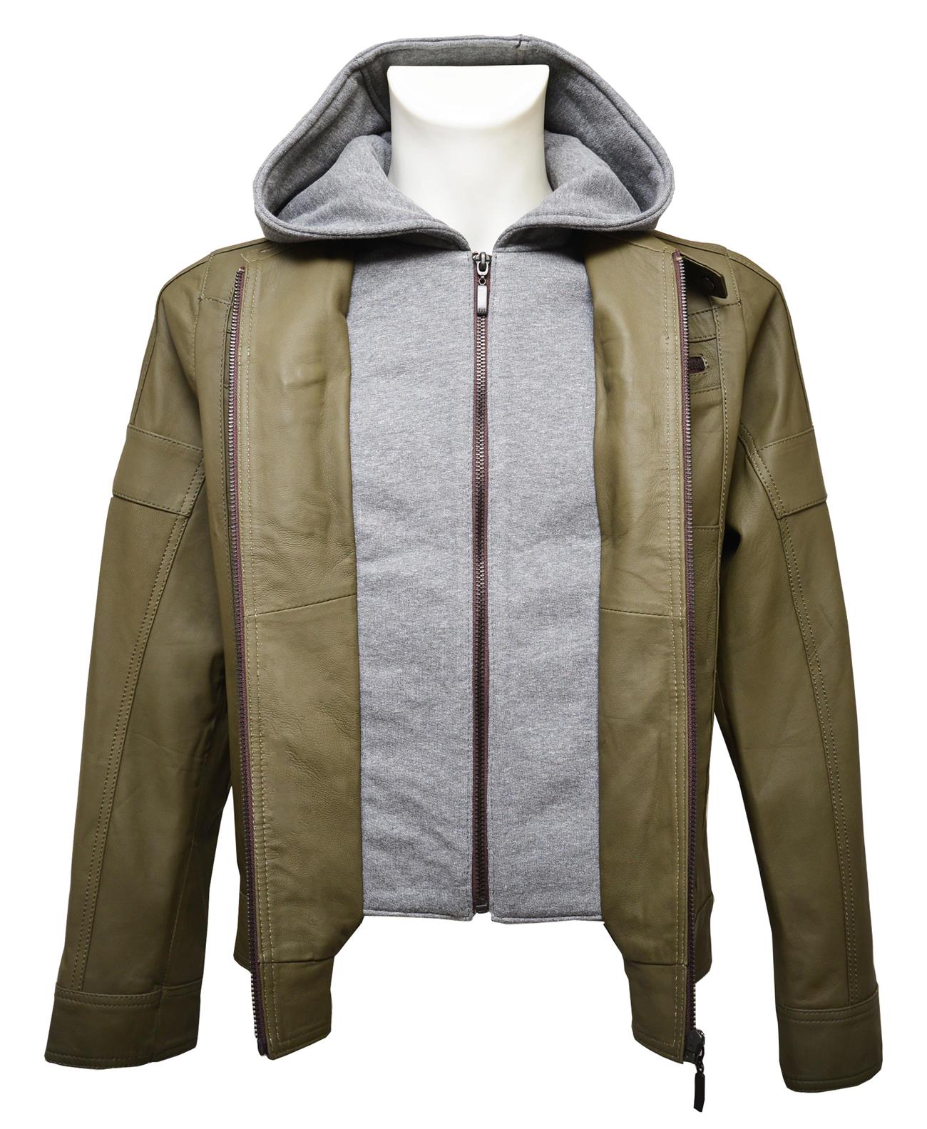 ΔΕΡΜΑΤΙΝΟ ΠΑΙΔΙΚΟ ΜΠΟΥΦΑΝ ΚΩΔΙΚΟΣ: 05-C-01HOOD (OLIVE T.) - Image 6