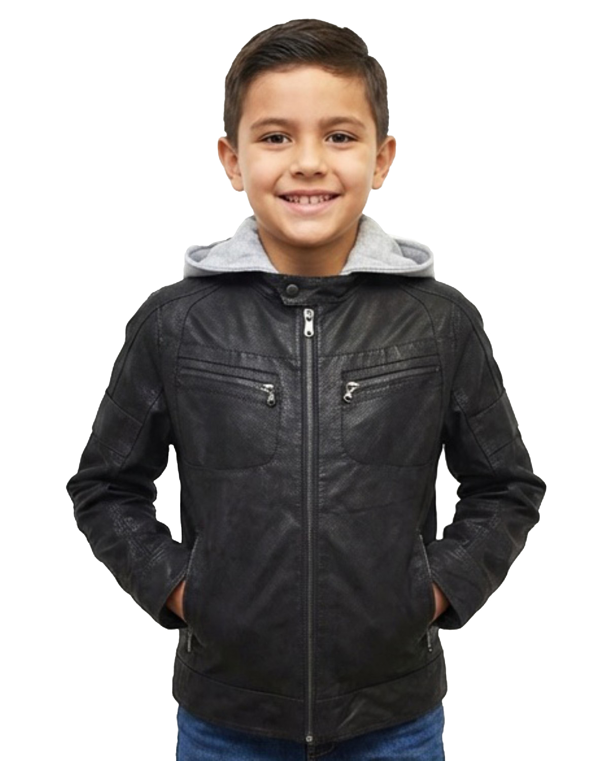 ΔΕΡΜΑΤΙΝΟ ΠΑΙΔΙΚΟ ΜΠΟΥΦΑΝ ΚΩΔΙΚΟΣ: 05-C-01PRINTEDHOOD (BLACK)