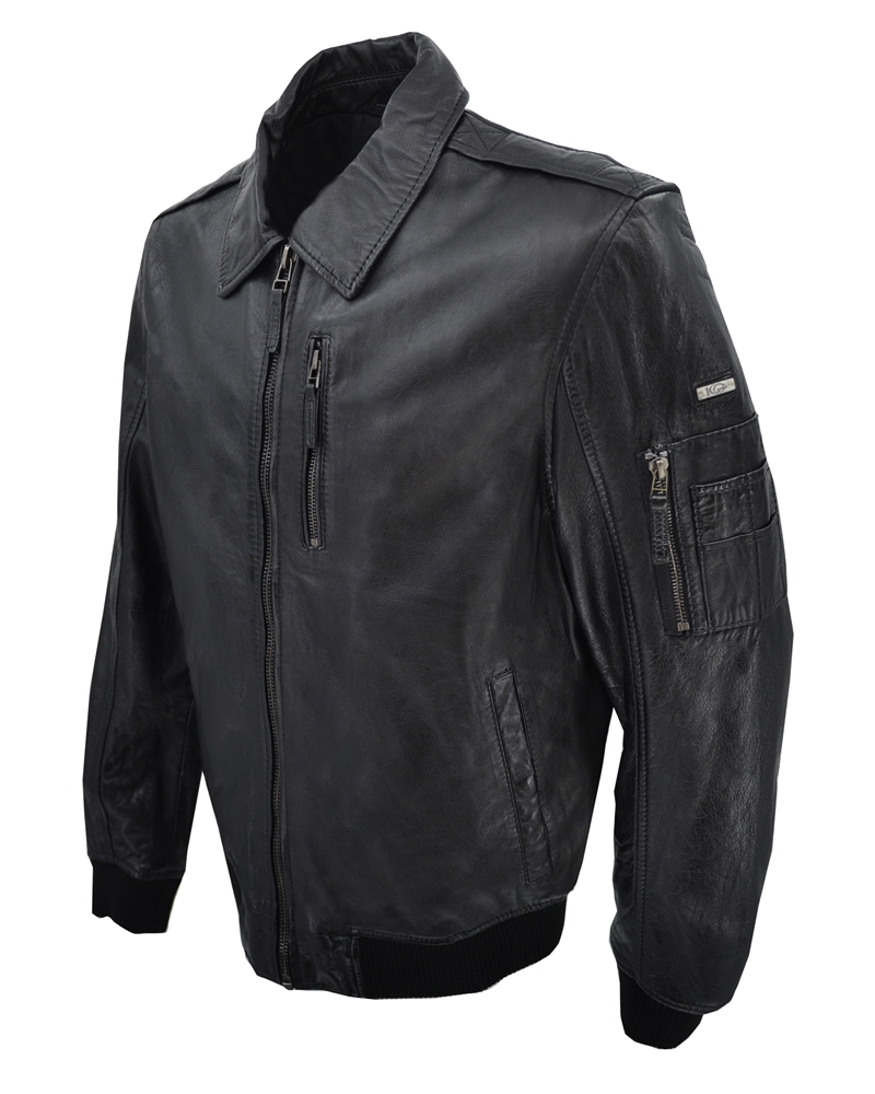 ΔΕΡΜΑΤΙΝΟ ΑΝΔΡΙΚΟ ΜΠΟΥΦΑΝ ΚΩΔΙΚΟΣ: 01-M-STYLE-28-DEF (BLACK) - Image 4
