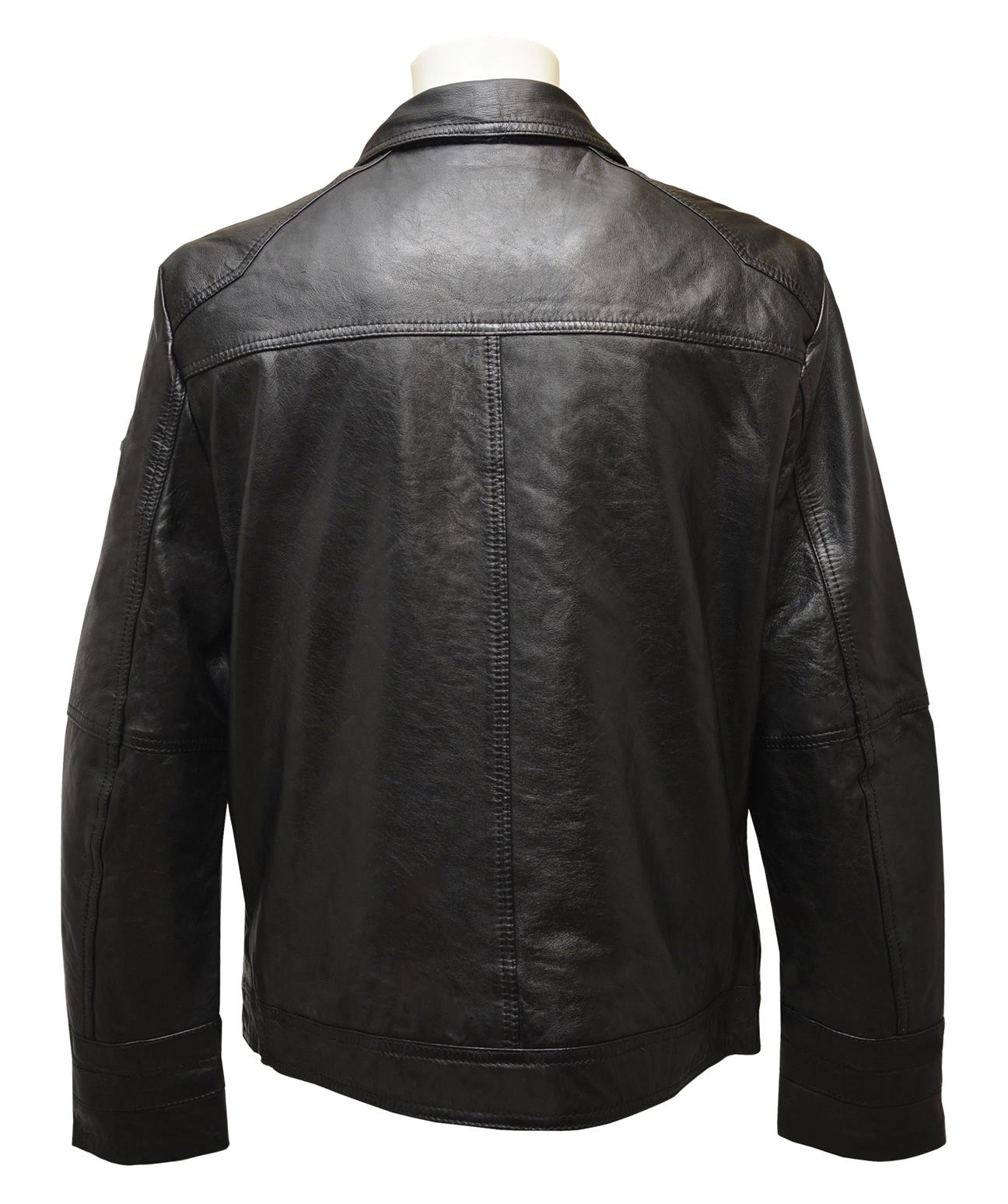 ΔΕΡΜΑΤΙΝΟ ΑΝΔΡΙΚΟ ΜΠΟΥΦΑΝ ΚΩΔΙΚΟΣ: 01-M-STYLE-34-DEF (BLACK) - Image 4
