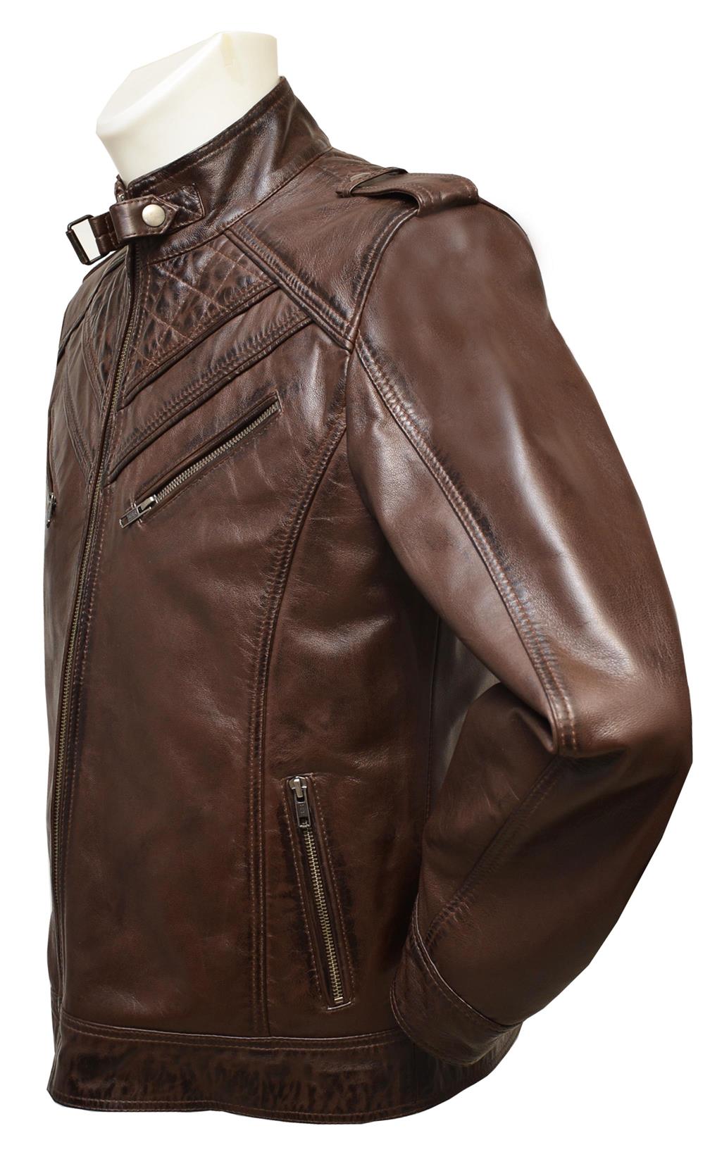 ΔΕΡΜΑΤΙΝΟ ΑΝΔΡΙΚΟ ΜΠΟΥΦΑΝ ΚΩΔΙΚΟΣ: 28-M-2414 (BROWN) - Image 3