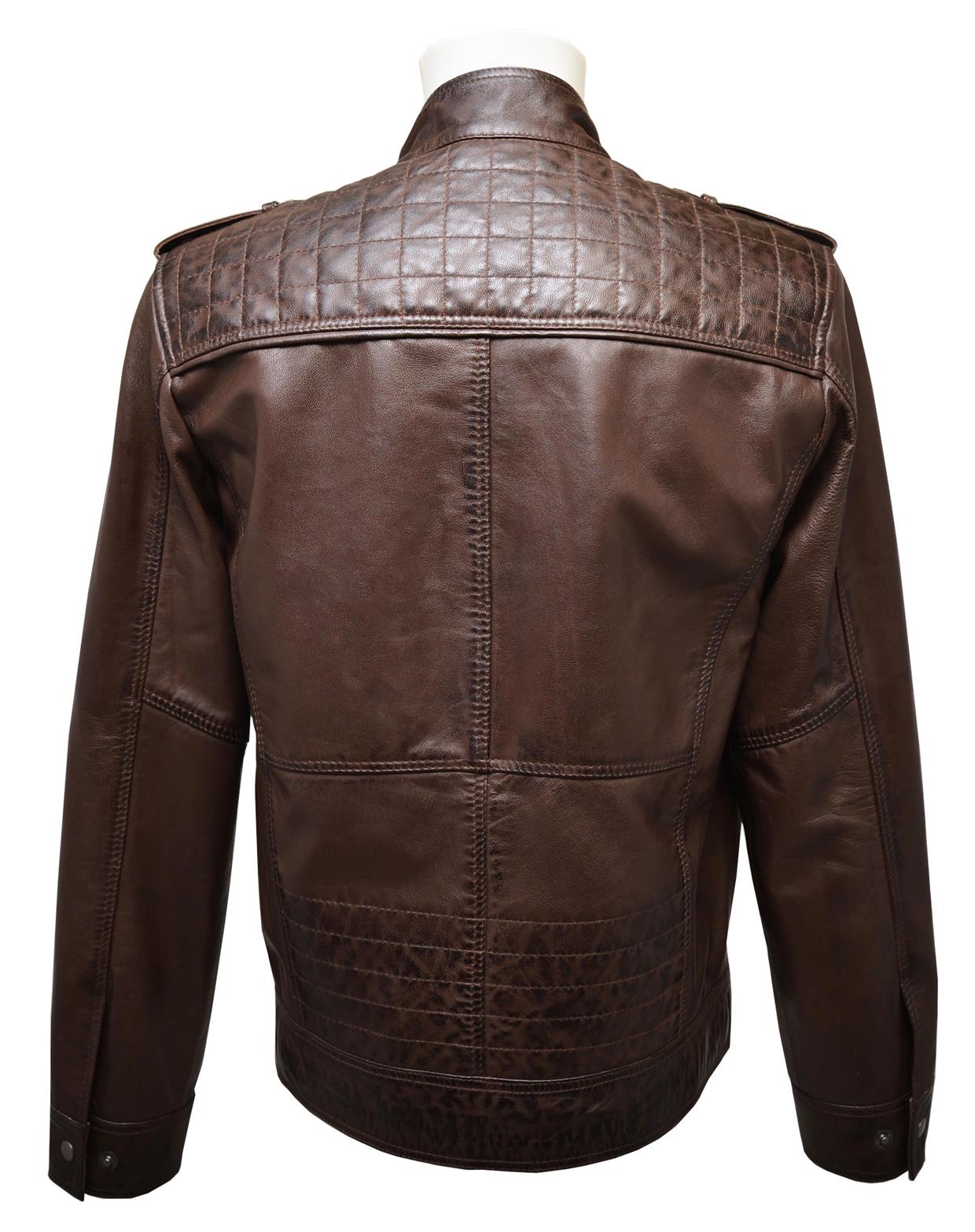 ΔΕΡΜΑΤΙΝΟ ΑΝΔΡΙΚΟ ΜΠΟΥΦΑΝ ΚΩΔΙΚΟΣ: 28-M-2414 (BROWN) - Image 6