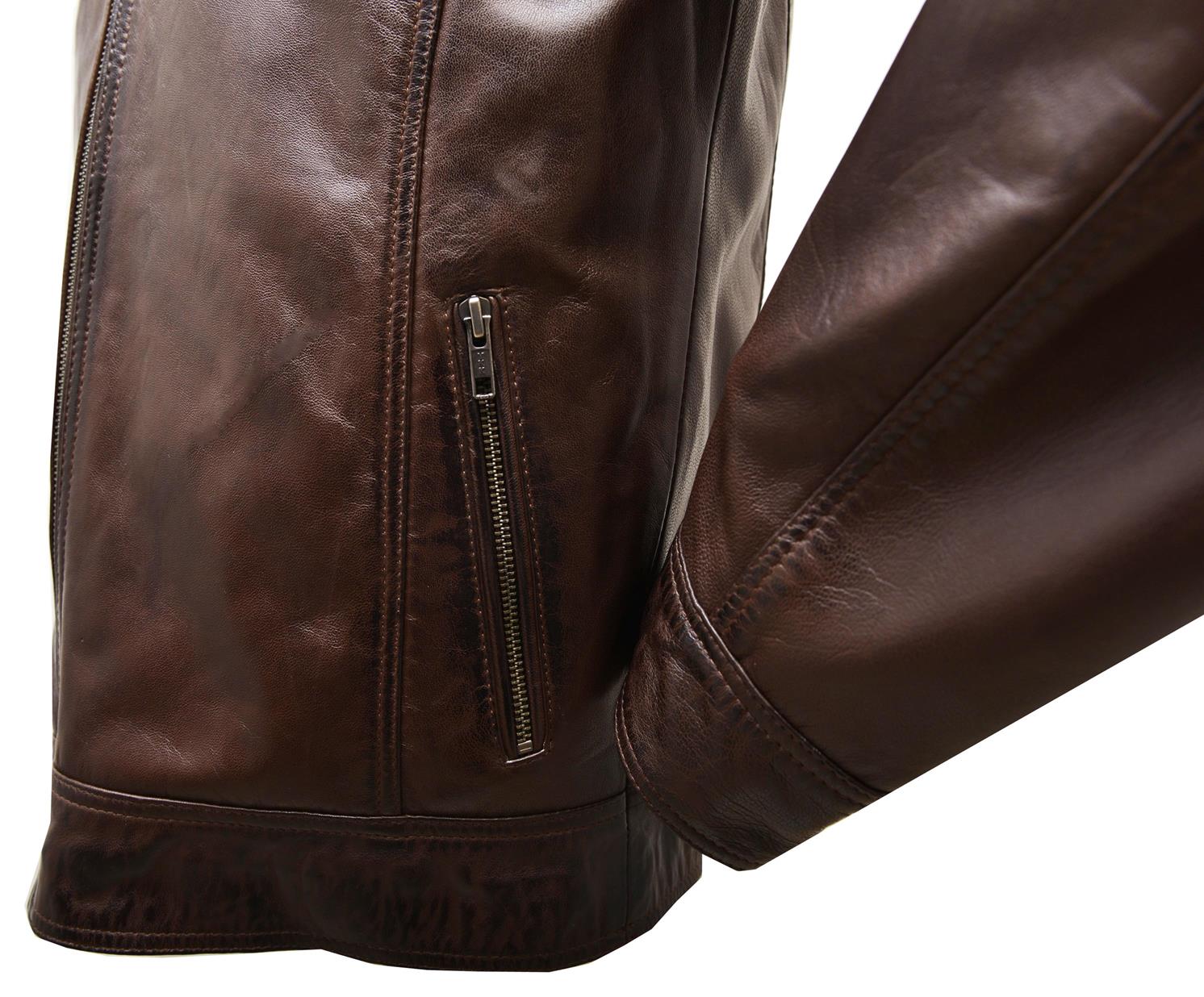 ΔΕΡΜΑΤΙΝΟ ΑΝΔΡΙΚΟ ΜΠΟΥΦΑΝ ΚΩΔΙΚΟΣ: 28-M-2414 (BROWN) - Image 5