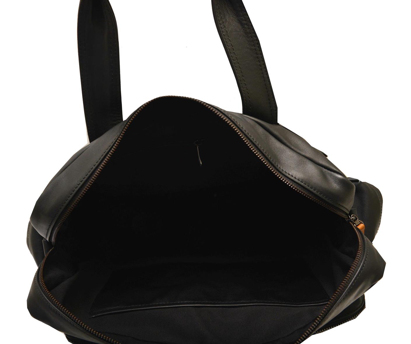 ΔΕΡΜΑΤΙΝΗ ΤΣΑΝΤΑ ΚΩΔΙΚΟΣ: 05-BAG-1140-1 (BLACK) - Image 5
