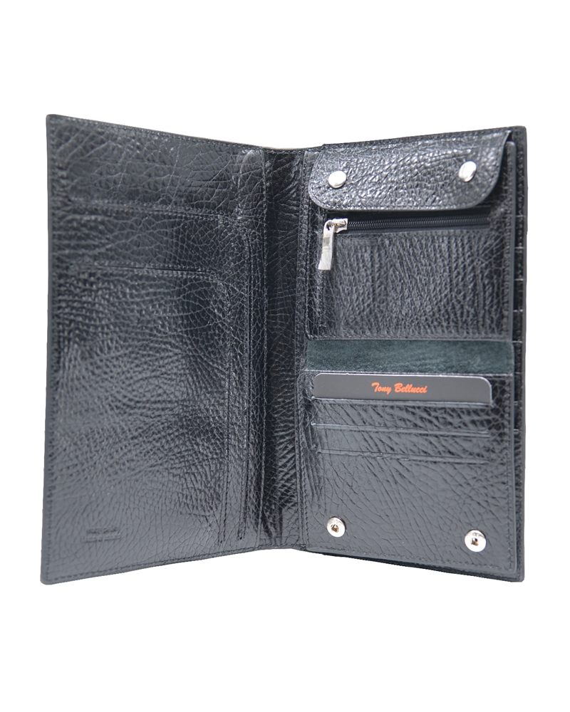ΔΕΡΜΑΤΙΝΟ ΠΟΡΤΟΦΟΛΙ ΚΩΔΙΚΟΣ: 05-WALLET-145-893 (BLACK) - Image 3