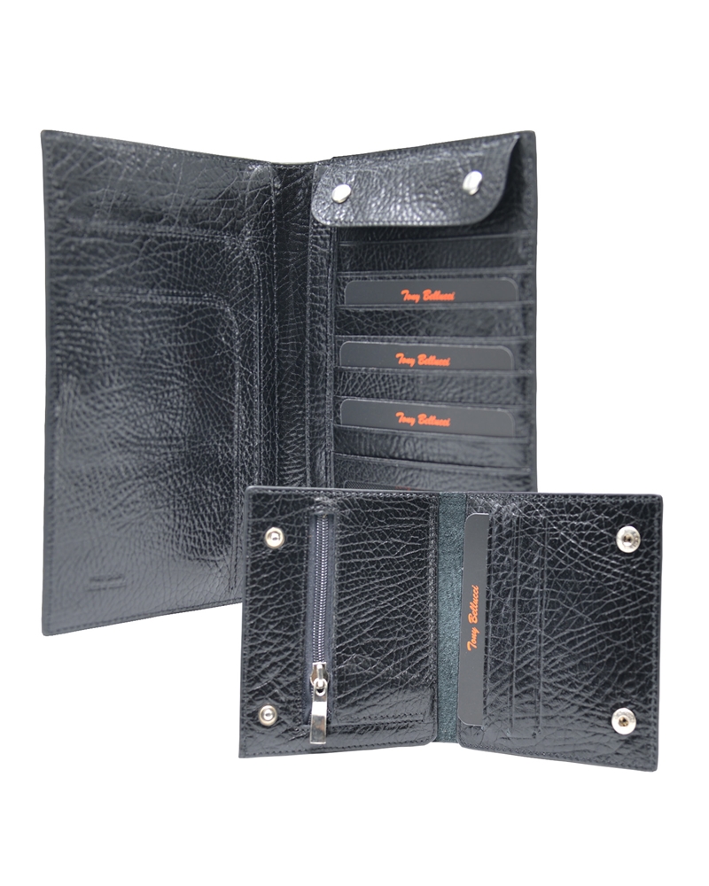 ΔΕΡΜΑΤΙΝΟ ΠΟΡΤΟΦΟΛΙ ΚΩΔΙΚΟΣ: 05-WALLET-145-893 (BLACK) - Image 5