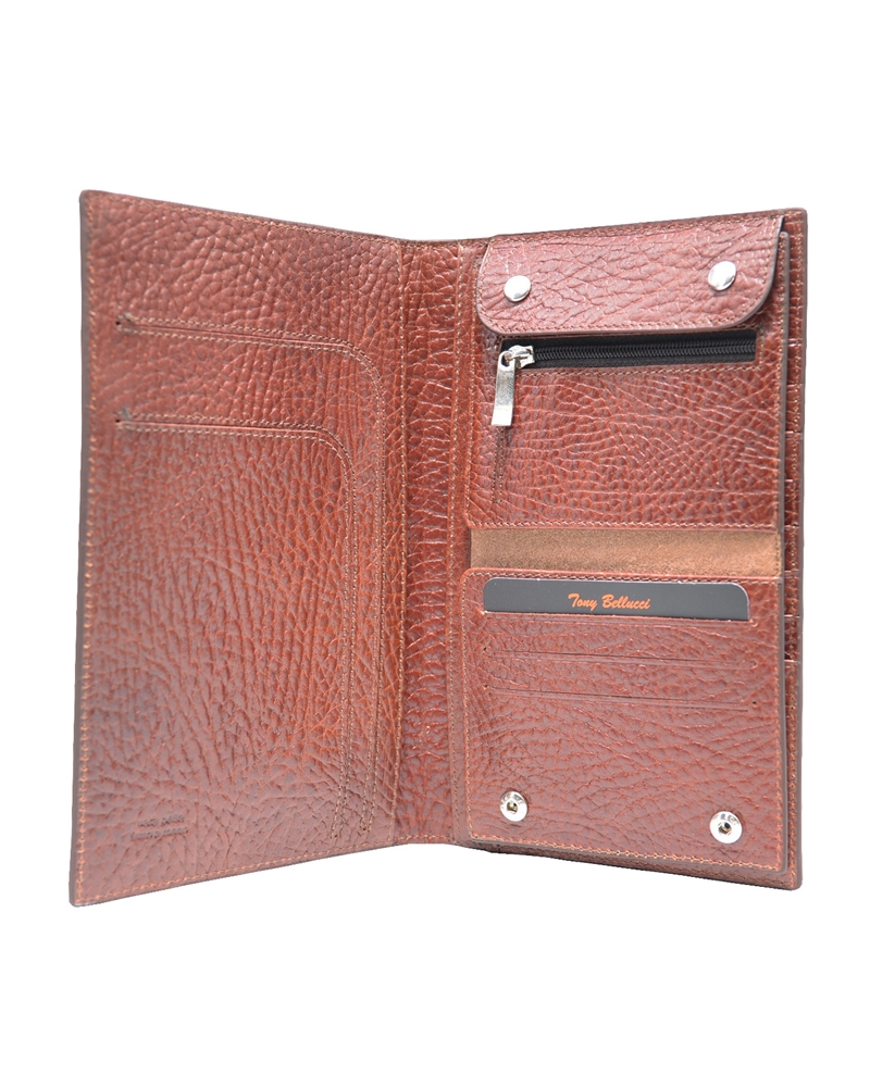 ΔΕΡΜΑΤΙΝΟ ΠΟΡΤΟΦΟΛΙ ΚΩΔΙΚΟΣ: 05-WALLET-145-896 (L.BROWN) - Image 3