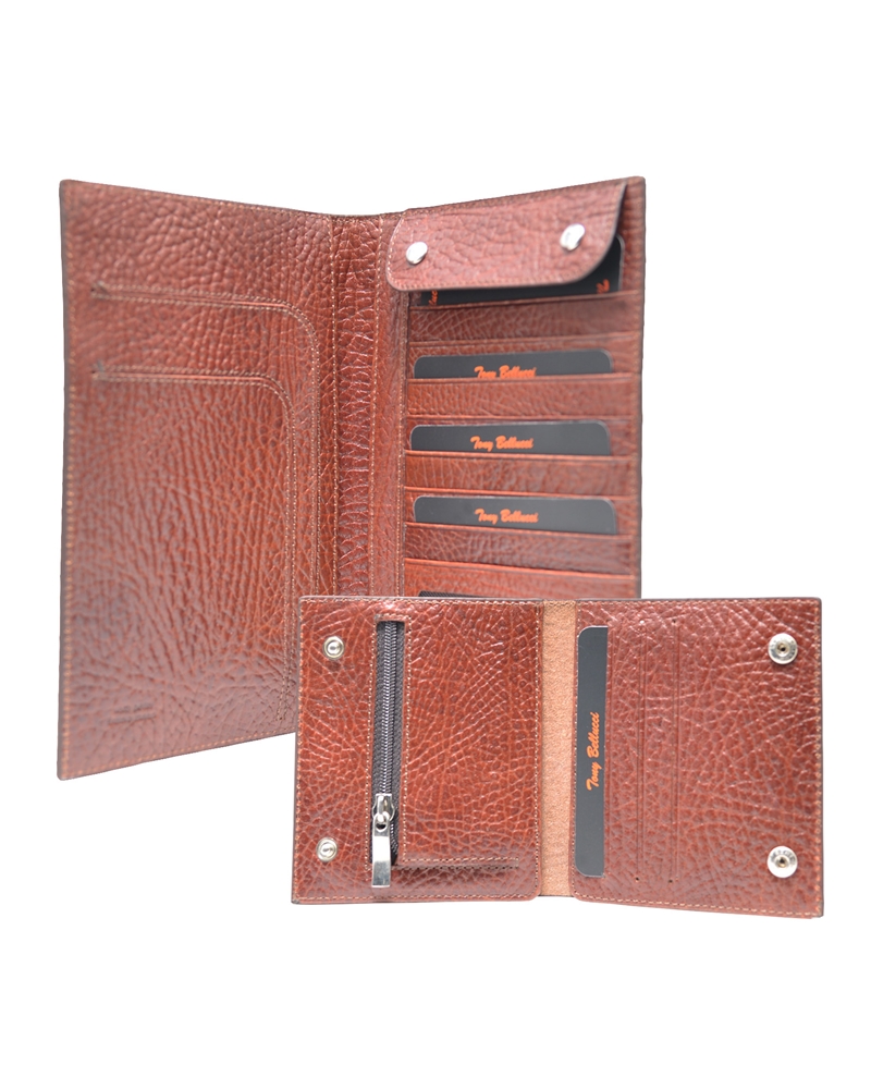 ΔΕΡΜΑΤΙΝΟ ΠΟΡΤΟΦΟΛΙ ΚΩΔΙΚΟΣ: 05-WALLET-145-896 (L.BROWN) - Image 5