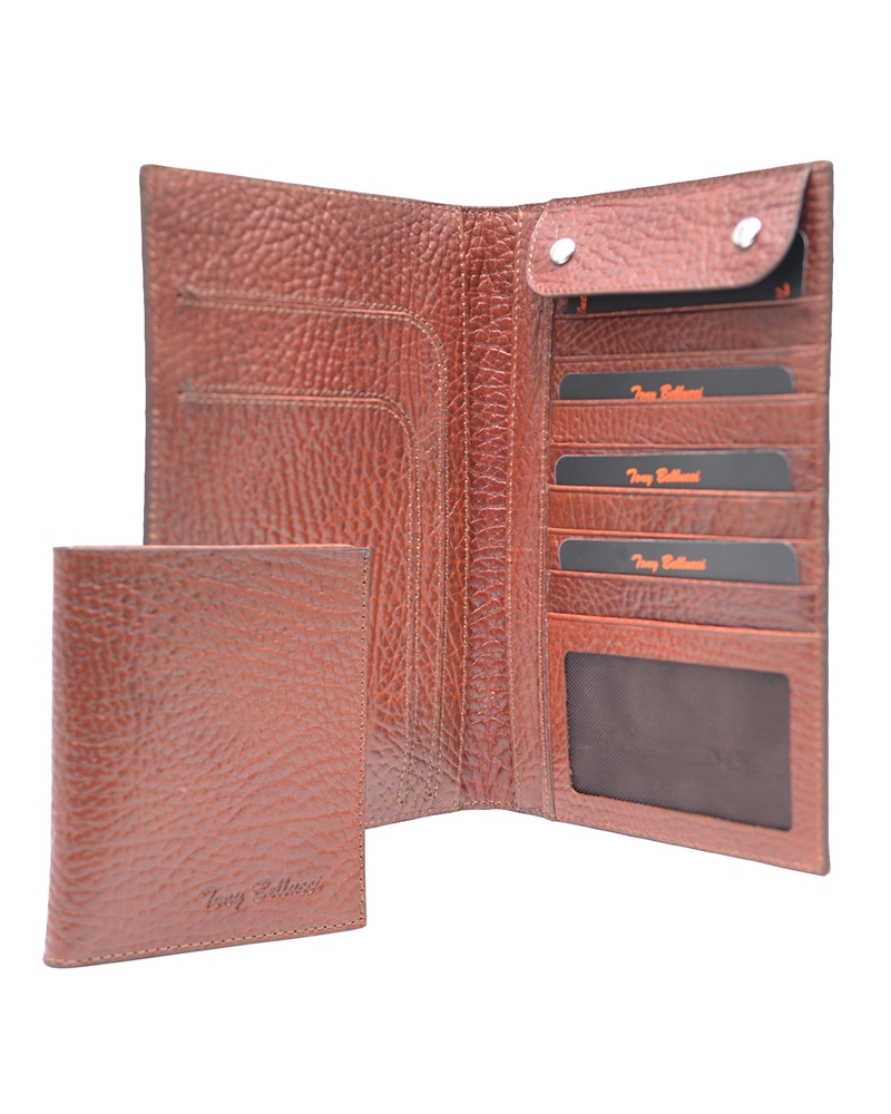 ΔΕΡΜΑΤΙΝΟ ΠΟΡΤΟΦΟΛΙ ΚΩΔΙΚΟΣ: 05-WALLET-145-896 (L.BROWN) - Image 6