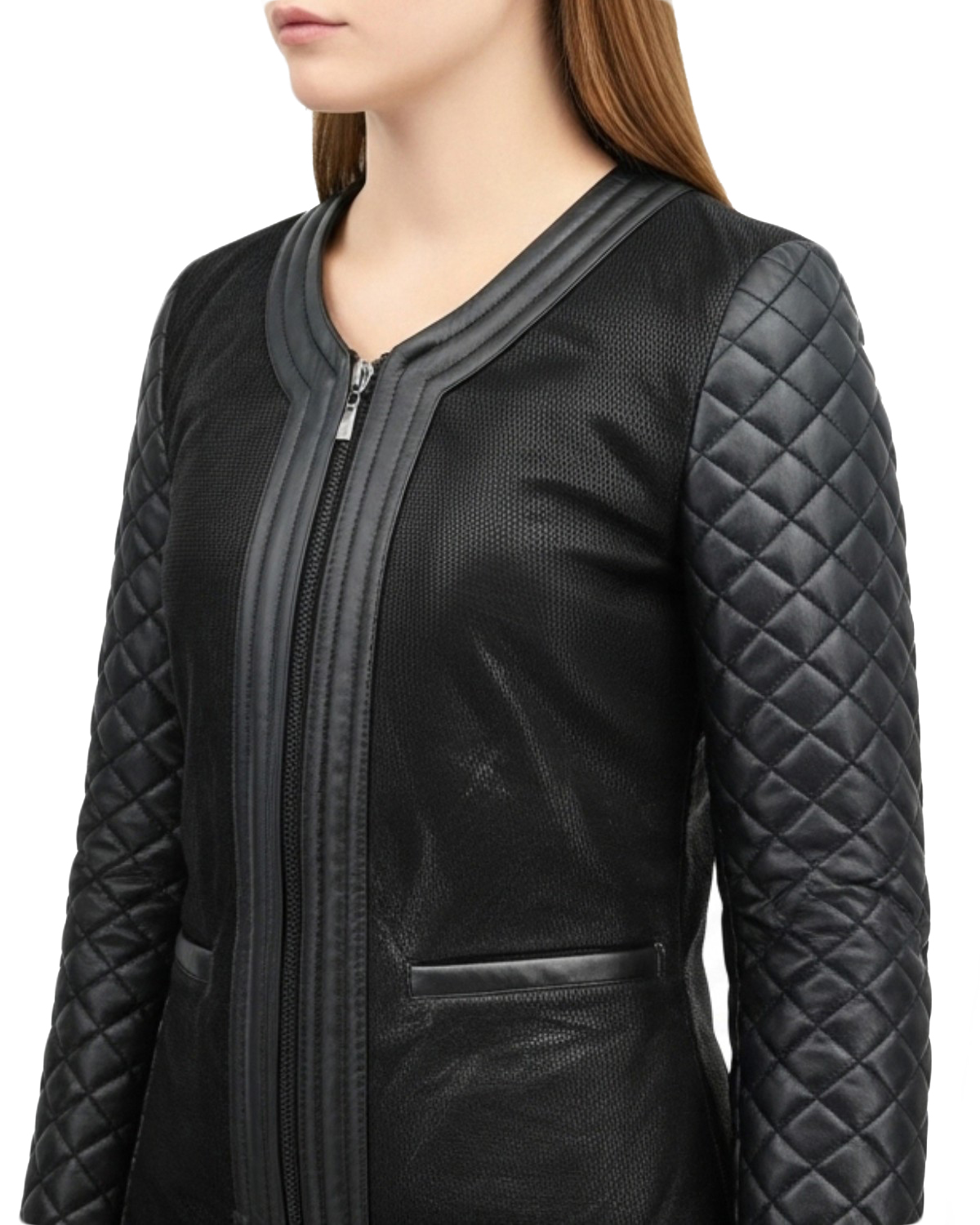 ΔΕΡΜΑΤΙΝΟ ΓΥΝΑΙΚΕΙΟ ΜΠΟΥΦΑΝ ΚΩΔΙΚΟΣ: 05-W-VF (BLACK) - Image 3