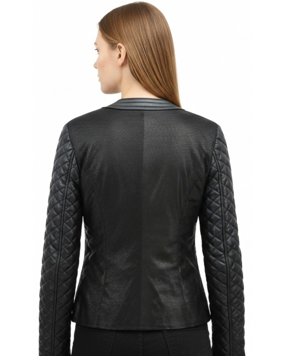 ΔΕΡΜΑΤΙΝΟ ΓΥΝΑΙΚΕΙΟ ΜΠΟΥΦΑΝ ΚΩΔΙΚΟΣ: 05-W-VF (BLACK) - Image 4