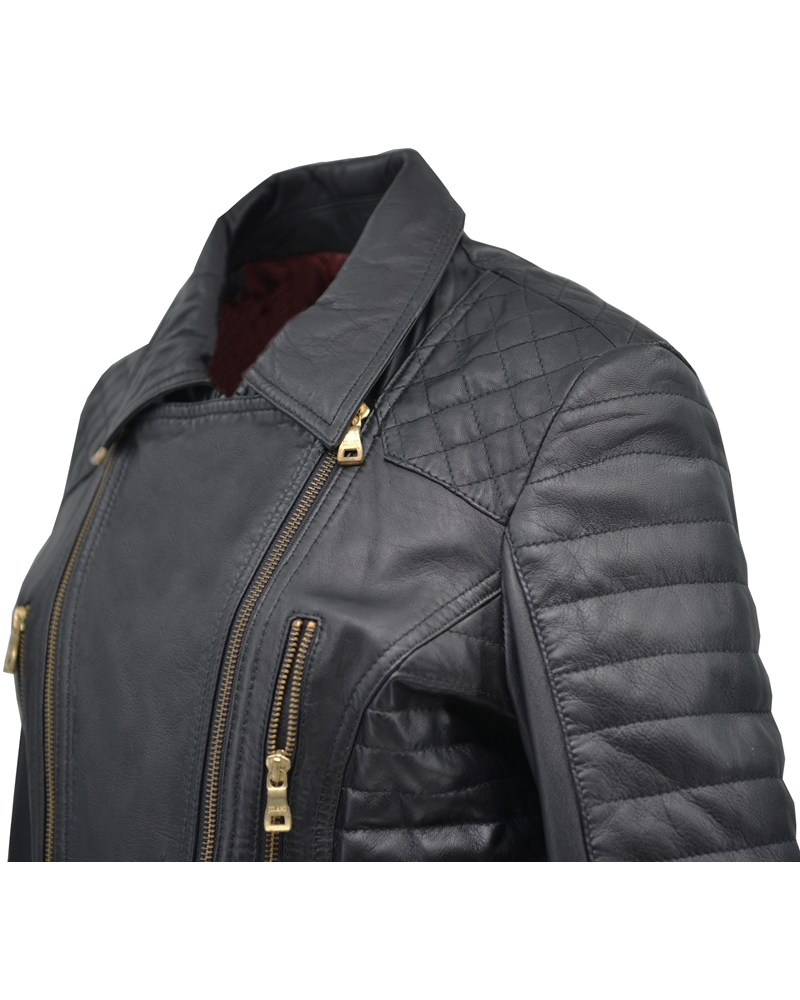 ΔΕΡΜΑΤΙΝΟ ΓΥΝΑΙΚΕΙΟ ΜΠΟΥΦΑΝ ΚΩΔΙΚΟΣ: 19-W-MONY (BLACK) - Image 11